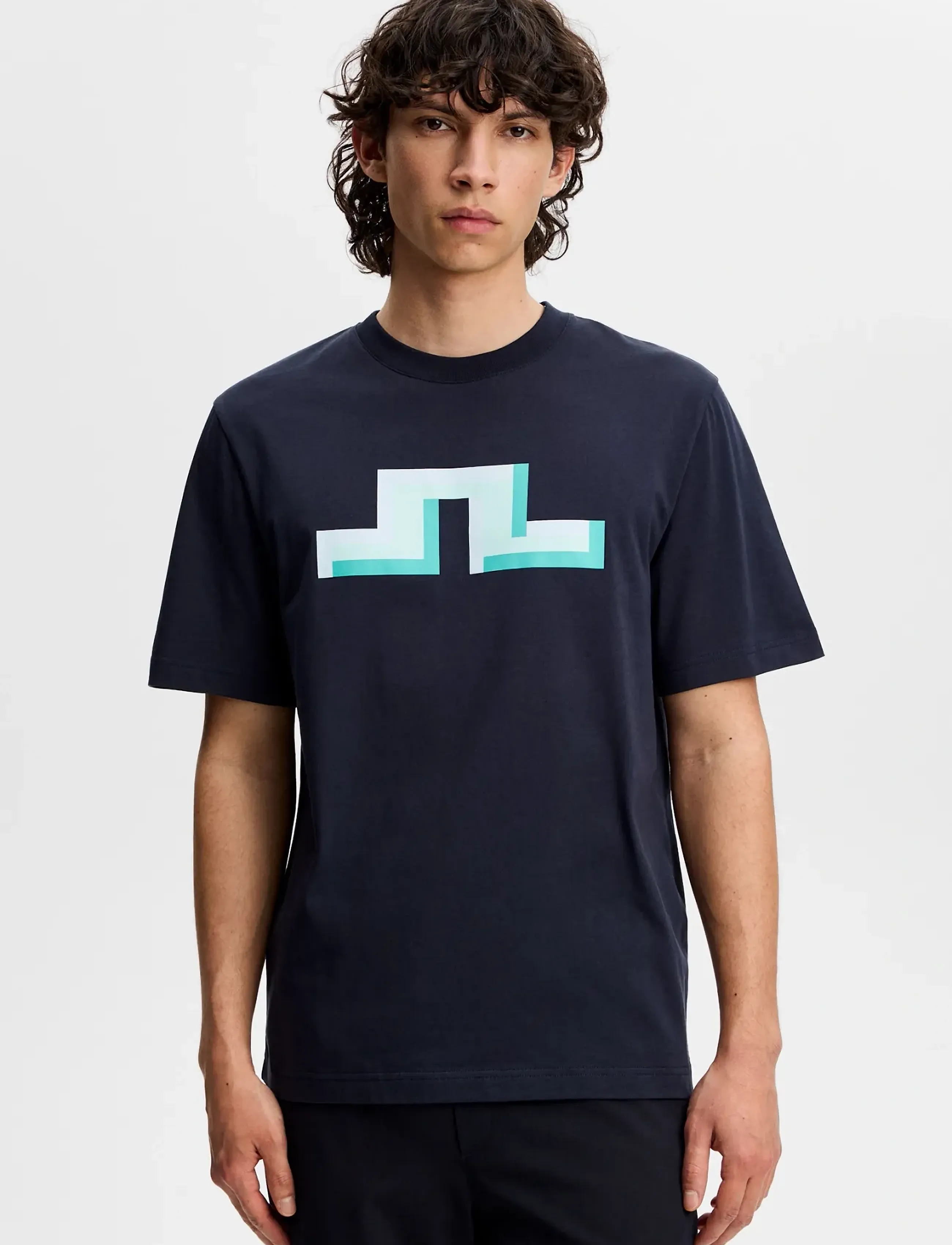 J. Lindeberg Parcie Seasonal Tee - T-shirts - JL NAVY / navy