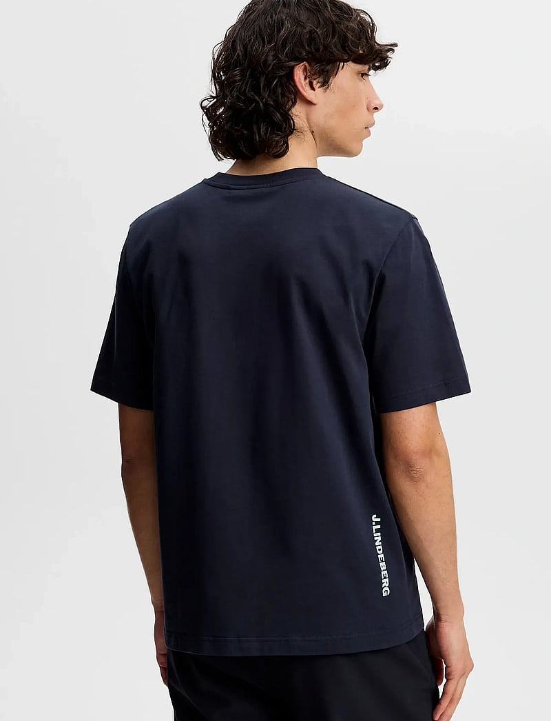 J. Lindeberg - Parcie Seasonal Tee - kortærmede t-shirts - jl navy - 4