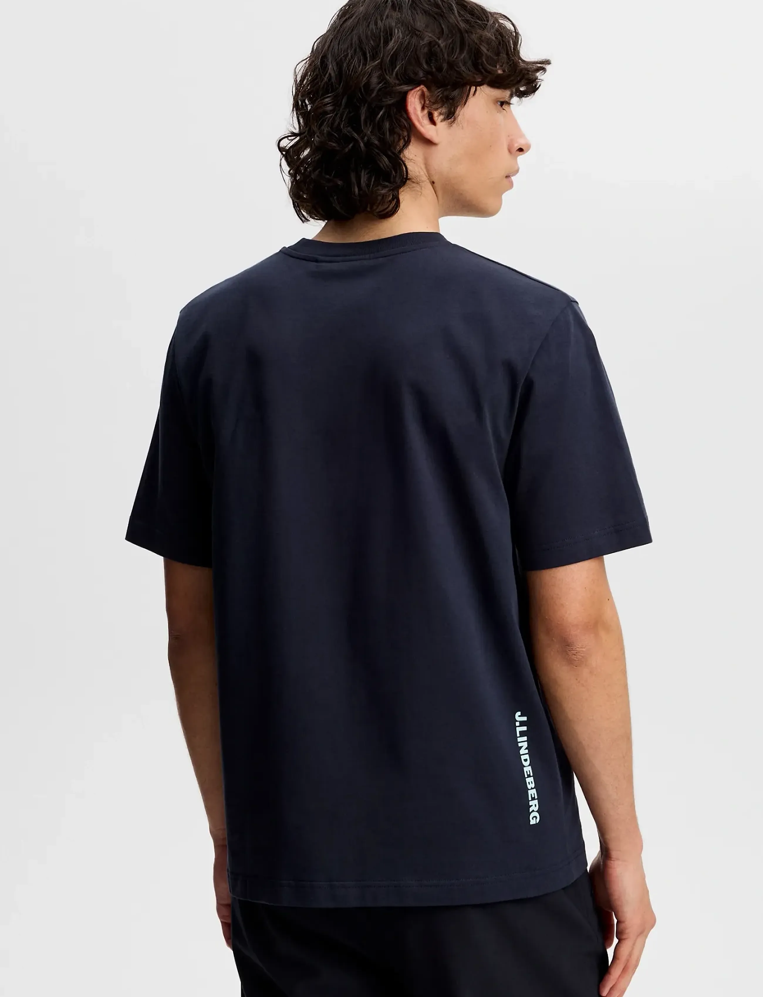J. Lindeberg - Parcie Seasonal Tee - kortärmade t-shirts - jl navy - 4