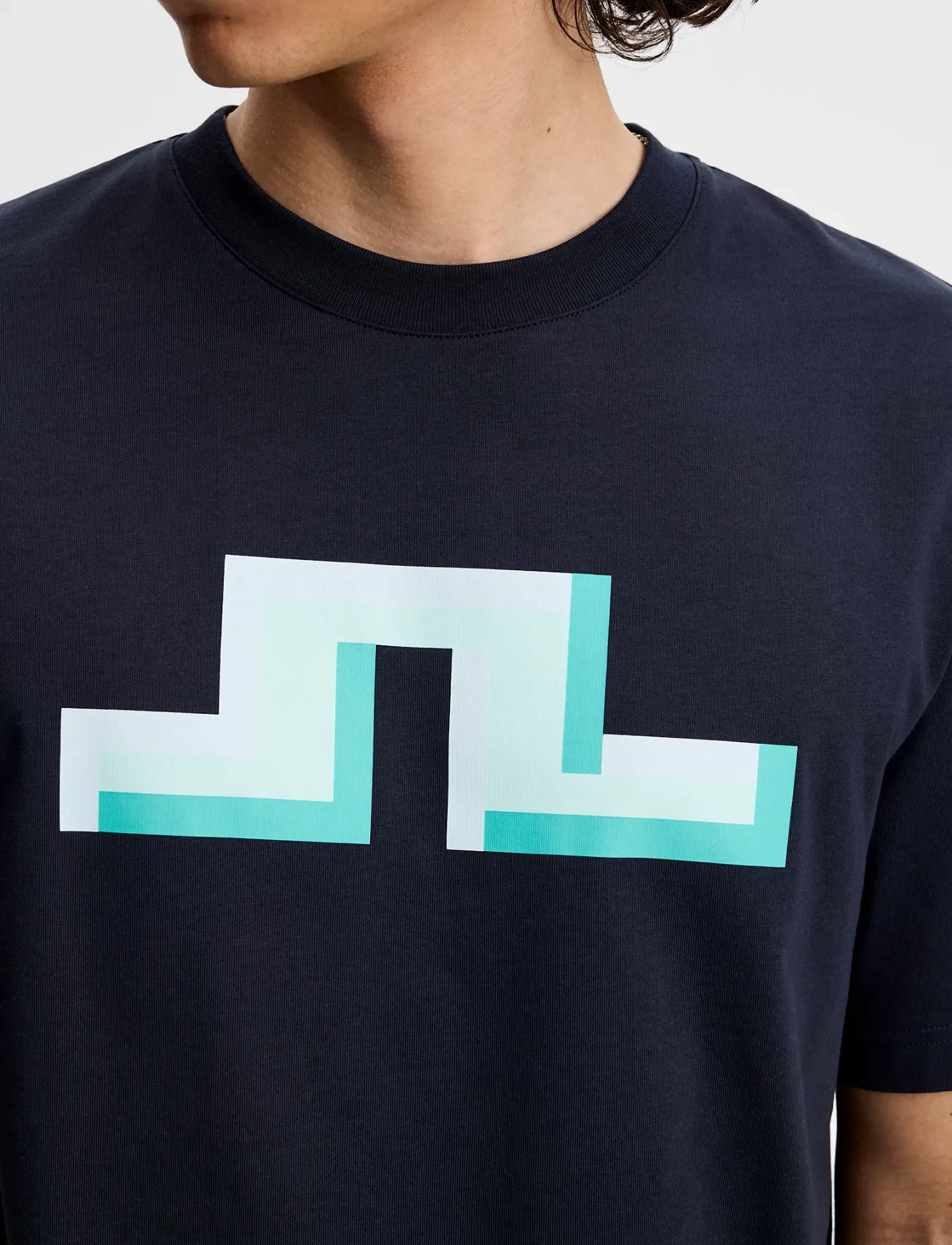 J. Lindeberg Parcie Seasonal Tee t-shirts med tryck herr – bild 4