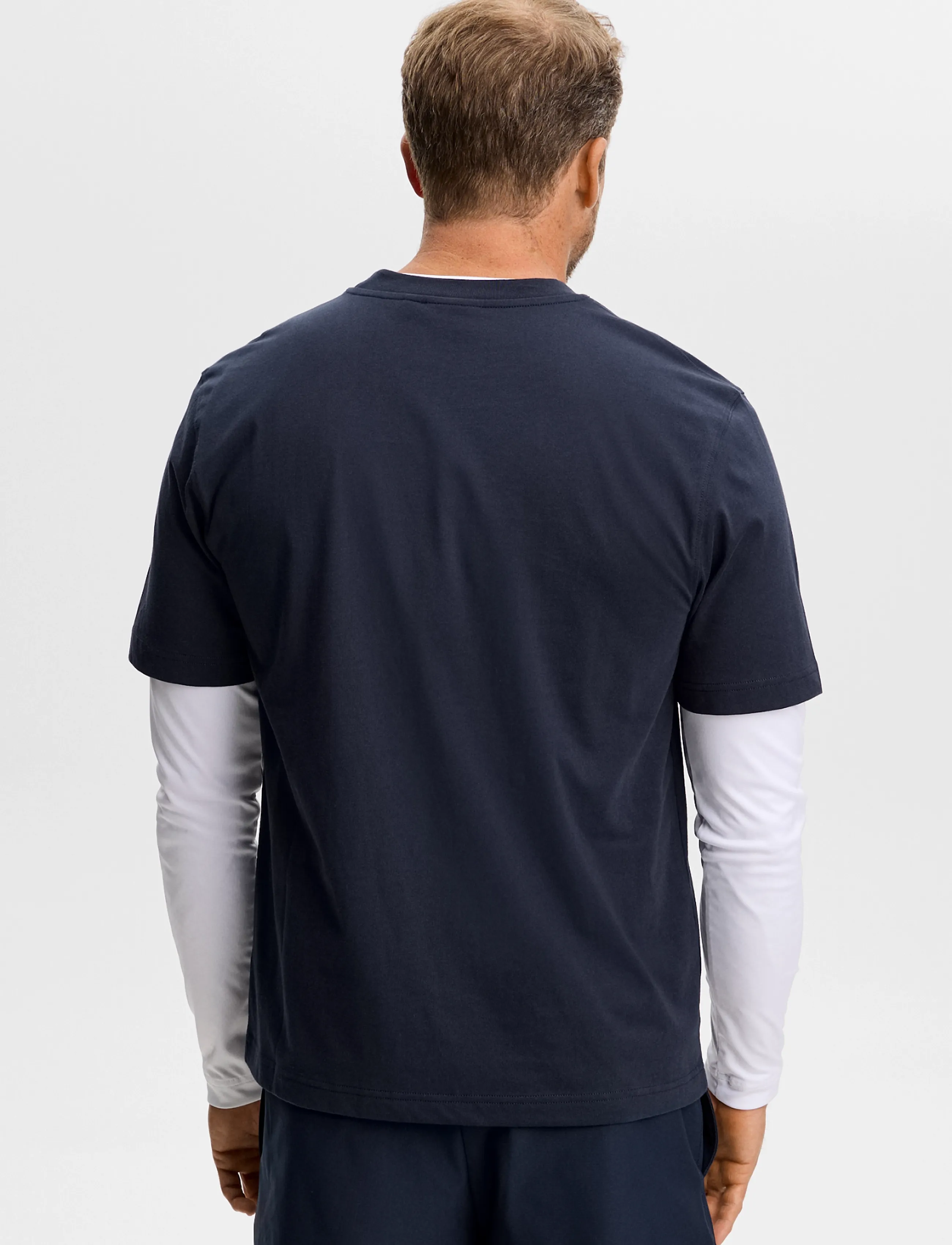 J. Lindeberg - Parcie Logo Tee - kurzärmelige t-shirts - jl navy - 3