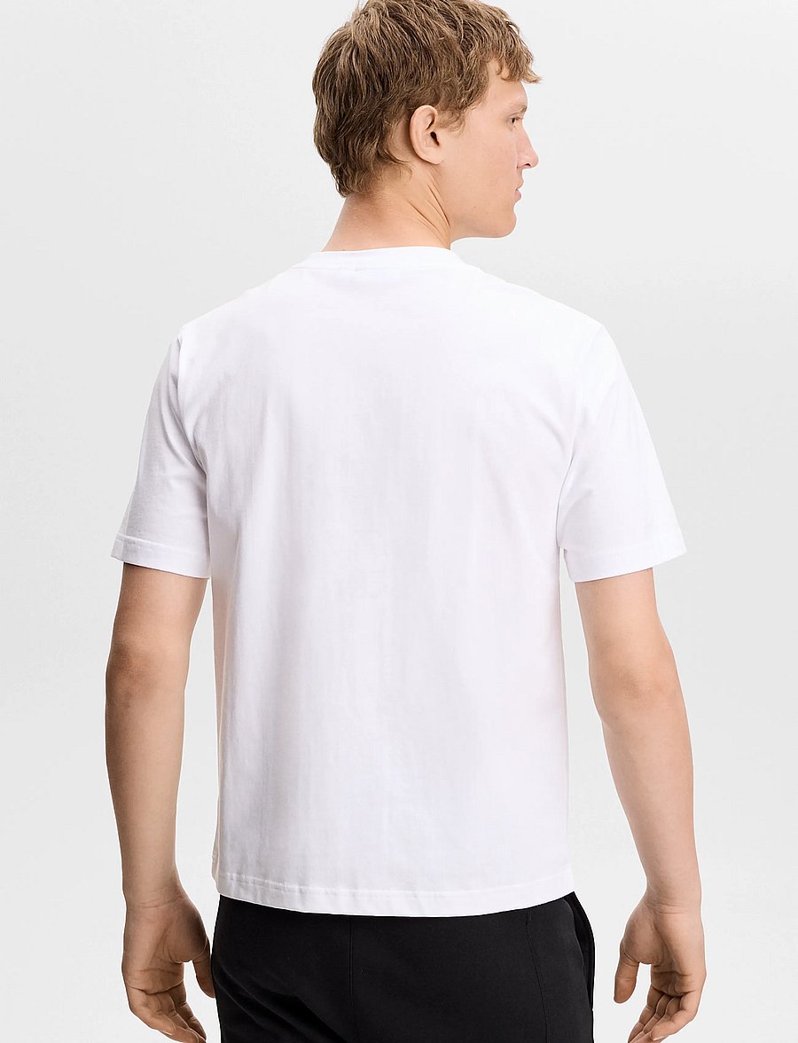 J. Lindeberg - Parcie Logo Tee - kurzärmelige t-shirts - white - 2