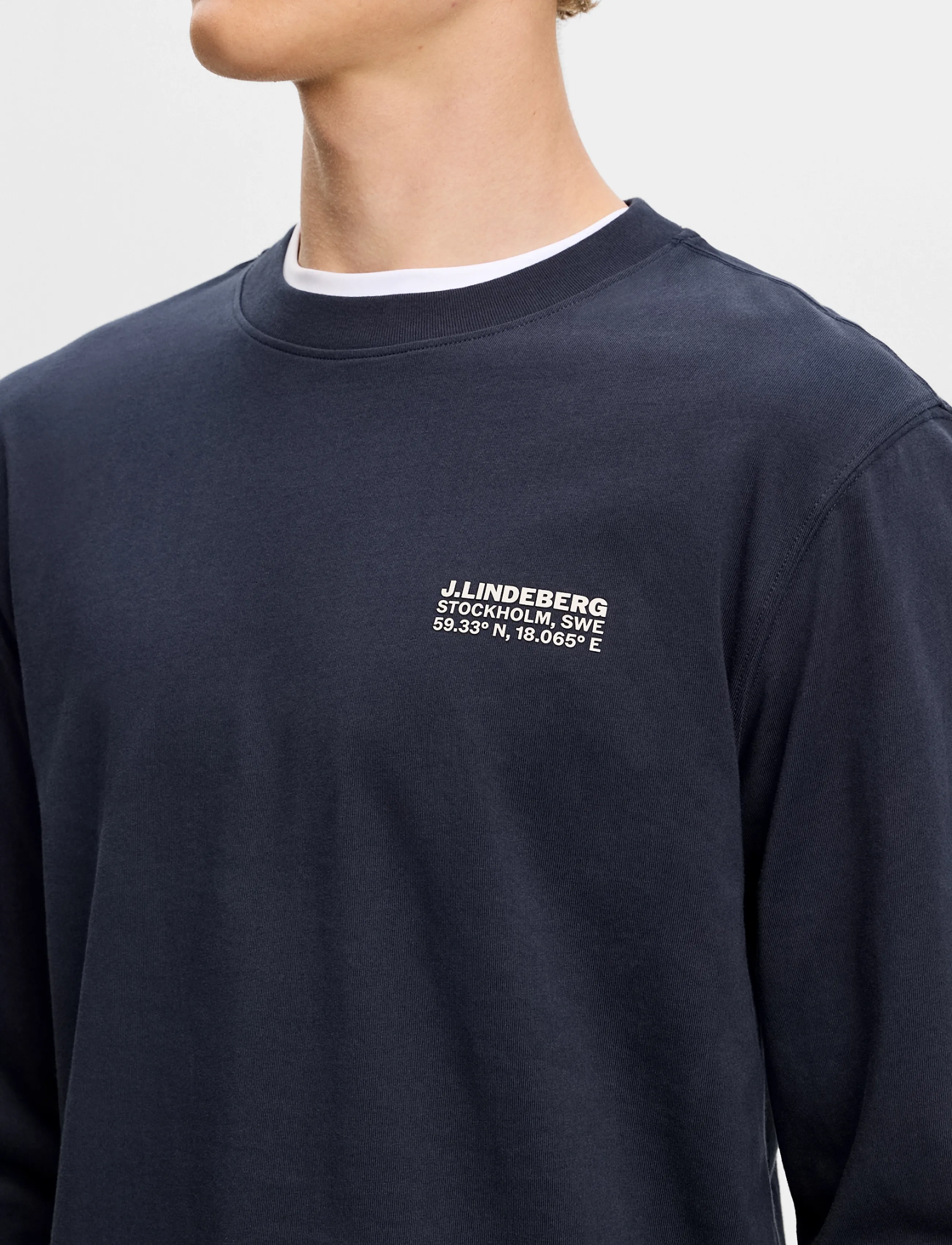 J. Lindeberg - Parcie Longsleeve Tee - jl navy - 5