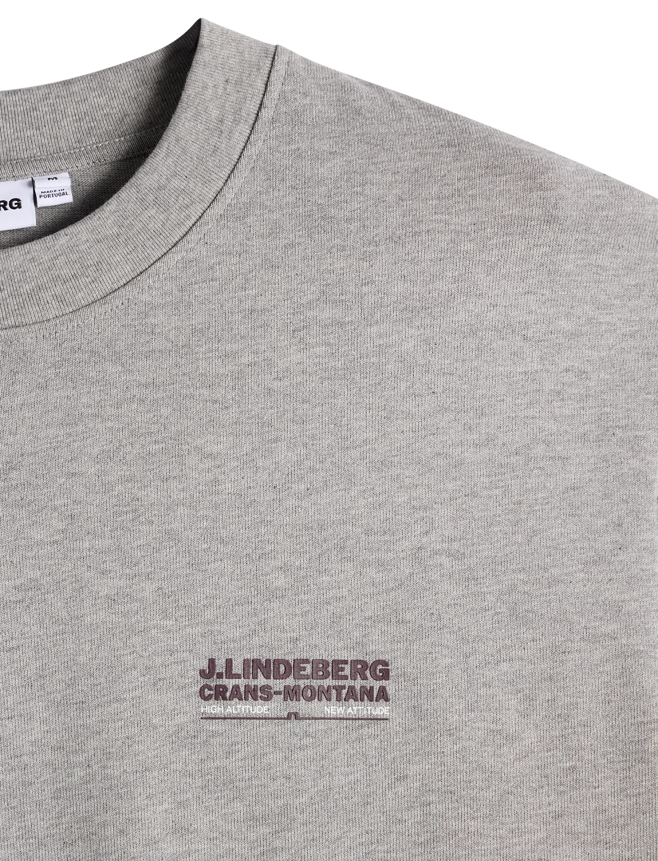 J. Lindeberg - Bennett Heavy T-Shirt - light grey melange - 2