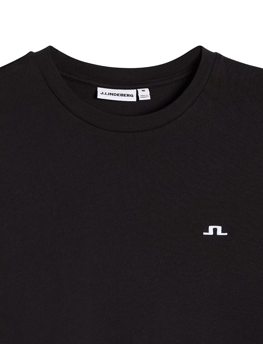J. Lindeberg - M T-SHIRT - kortärmade t-shirts - black - 1