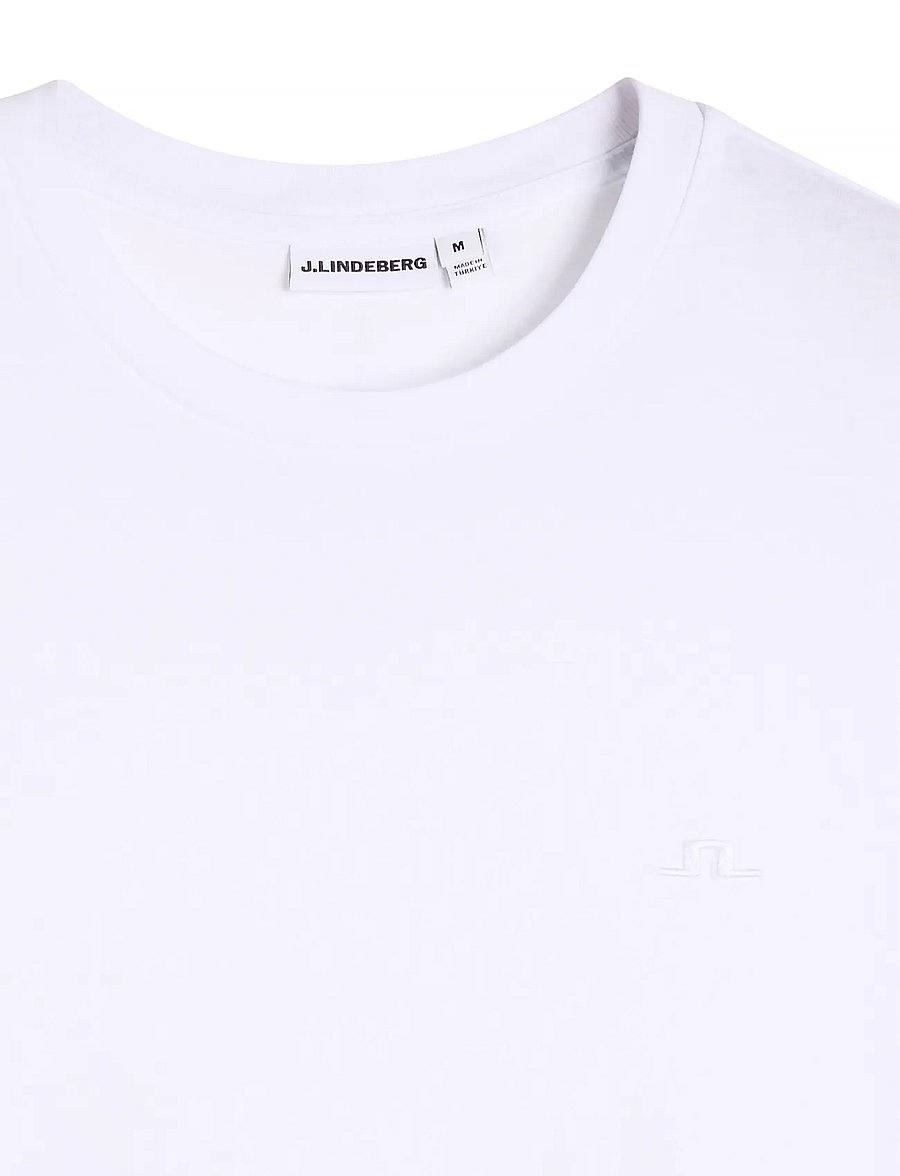 J. Lindeberg - M T-SHIRT - kurzärmelige t-shirts - white - 1
