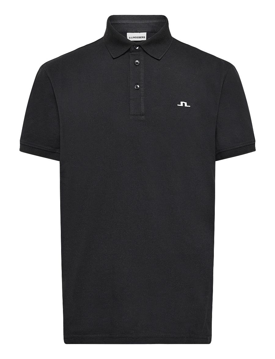 J. Lindeberg - M POLO PIQUE - kortärmade pikéer - black - 0