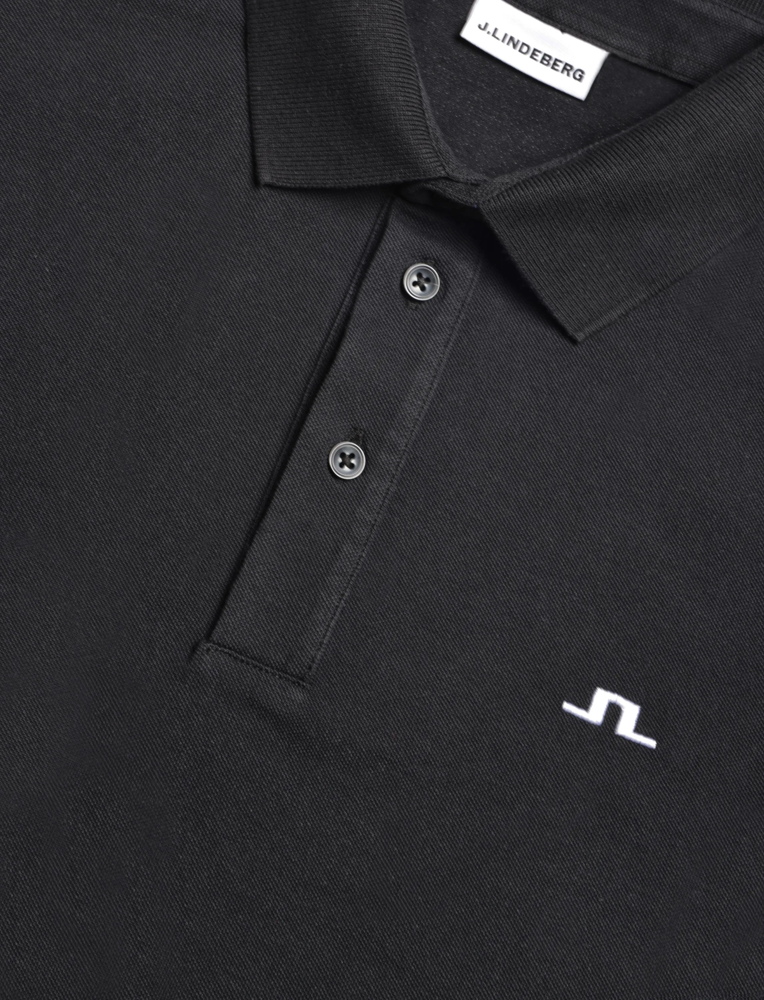 J. Lindeberg - M POLO PIQUE - kortärmade pikéer - black - 2