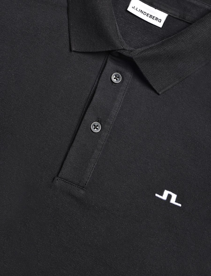 J. Lindeberg - M POLO PIQUE - kortärmade pikéer - black - 2