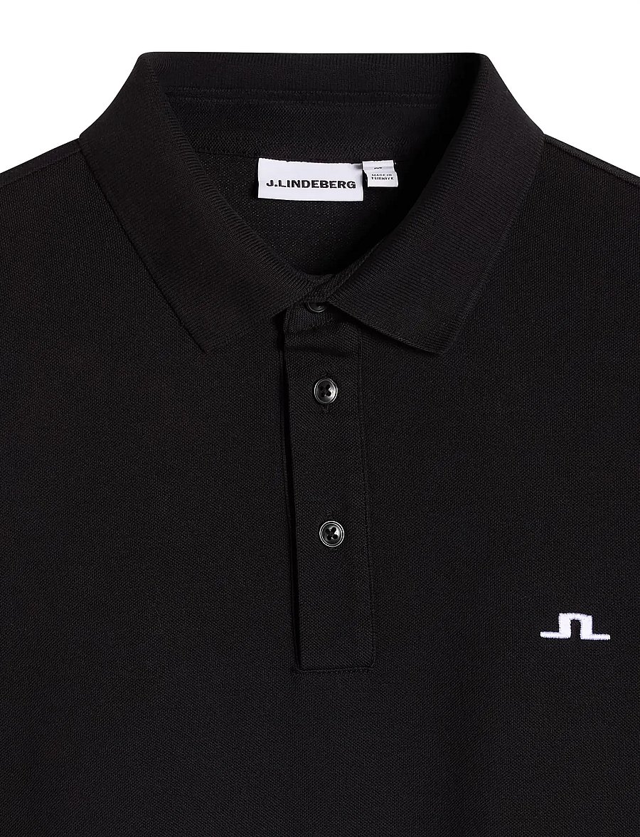 J. Lindeberg - M POLO PIQUE - kurzärmelig - black - 1