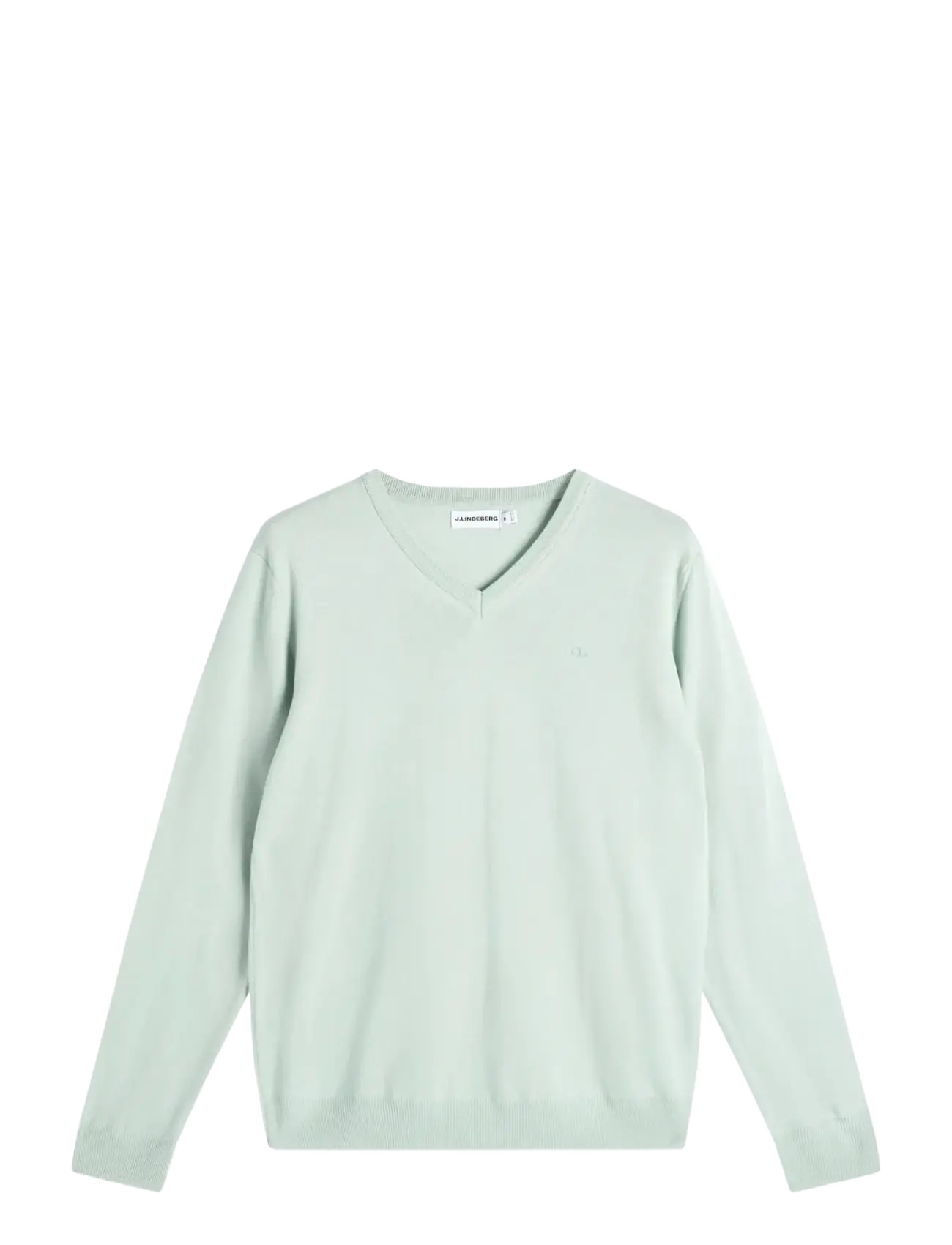 J. Lindeberg Lymann Knitted Sweater, XL, Green, Strik > V-Halse, Herre