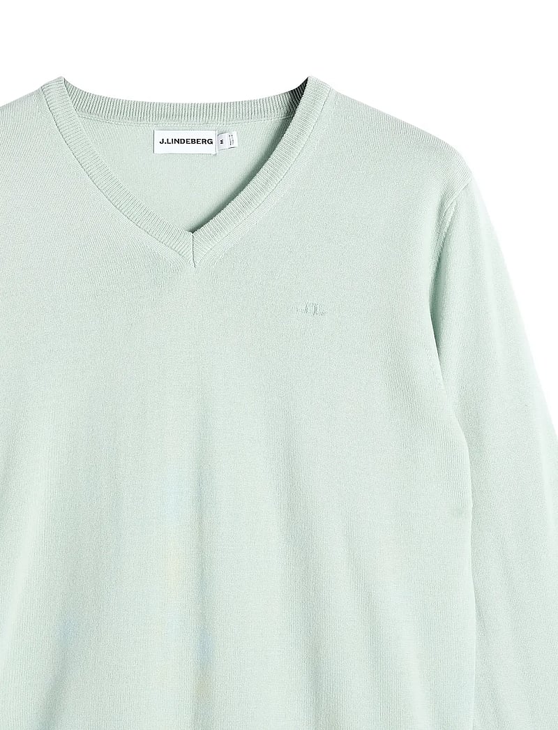 J. Lindeberg - Lymann Knitted Sweater - v-ausschnitt - jadeite - 1