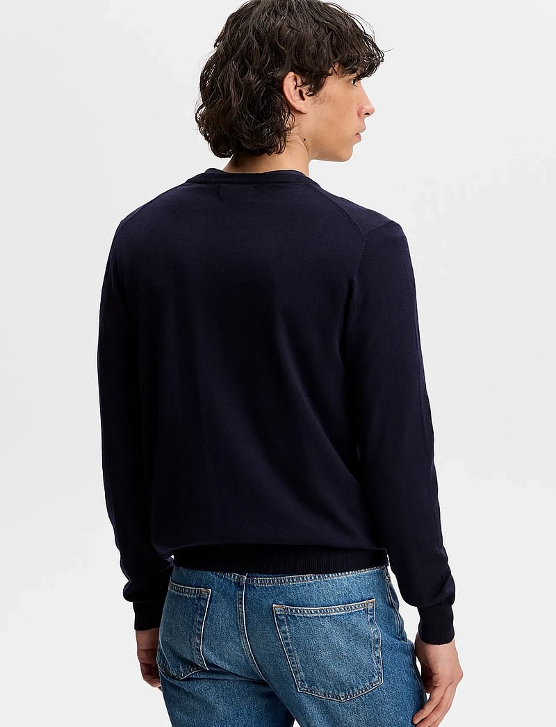 J. Lindeberg - Lymann Knitted Sweater - v-hals - jl navy - 2