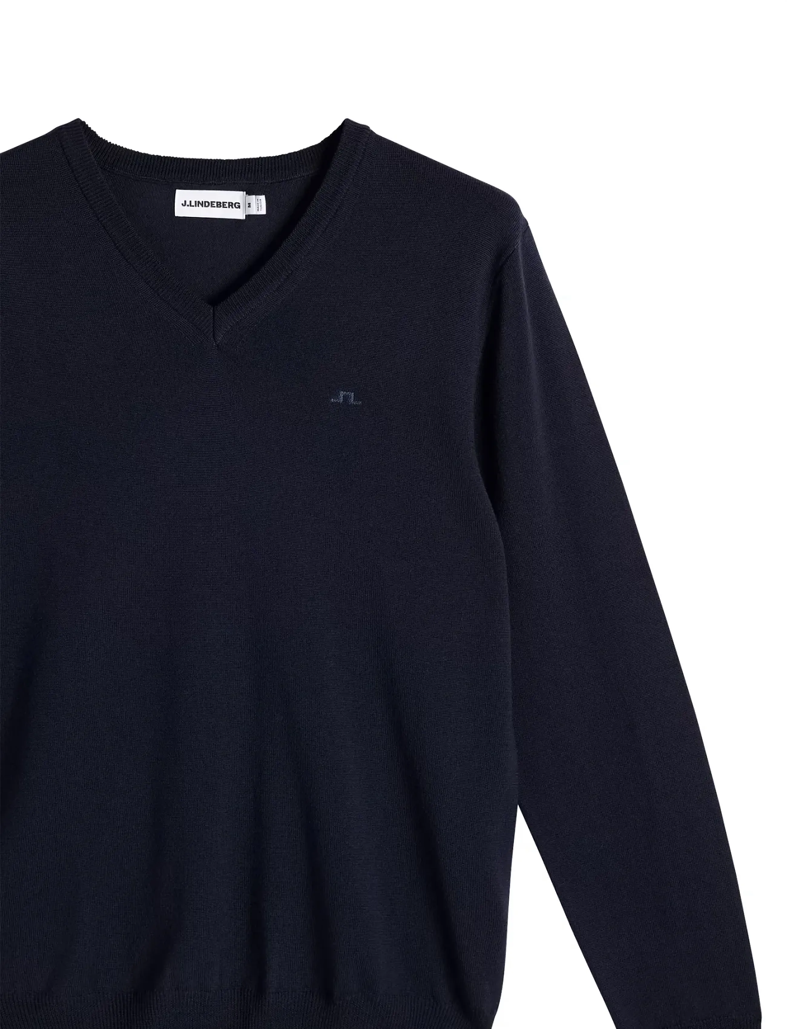 J. Lindeberg - Lymann Knitted Sweater - v-ringat - jl navy - 4