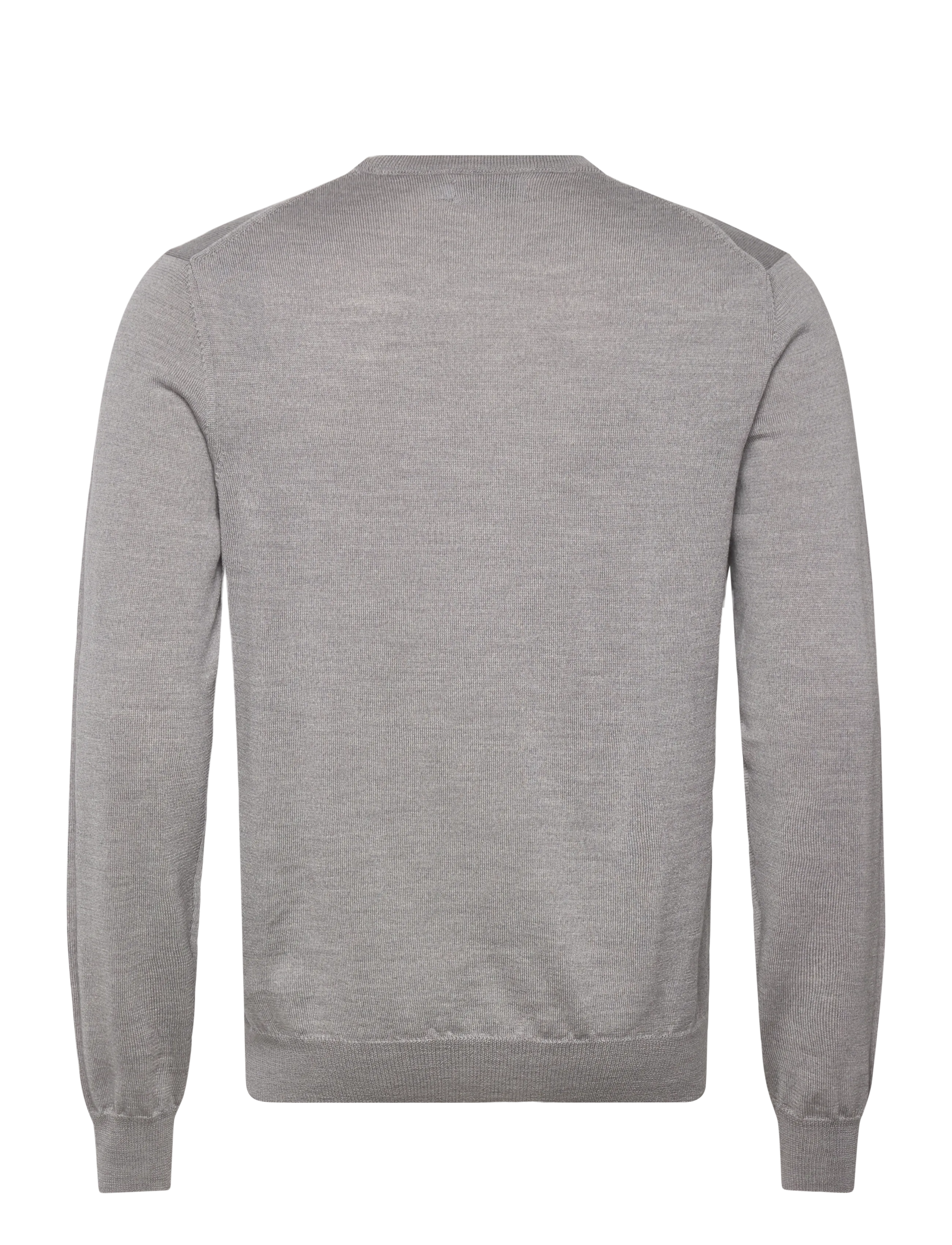 J. Lindeberg - Lymann Knitted Sweater - v-hals - light grey melange - 2
