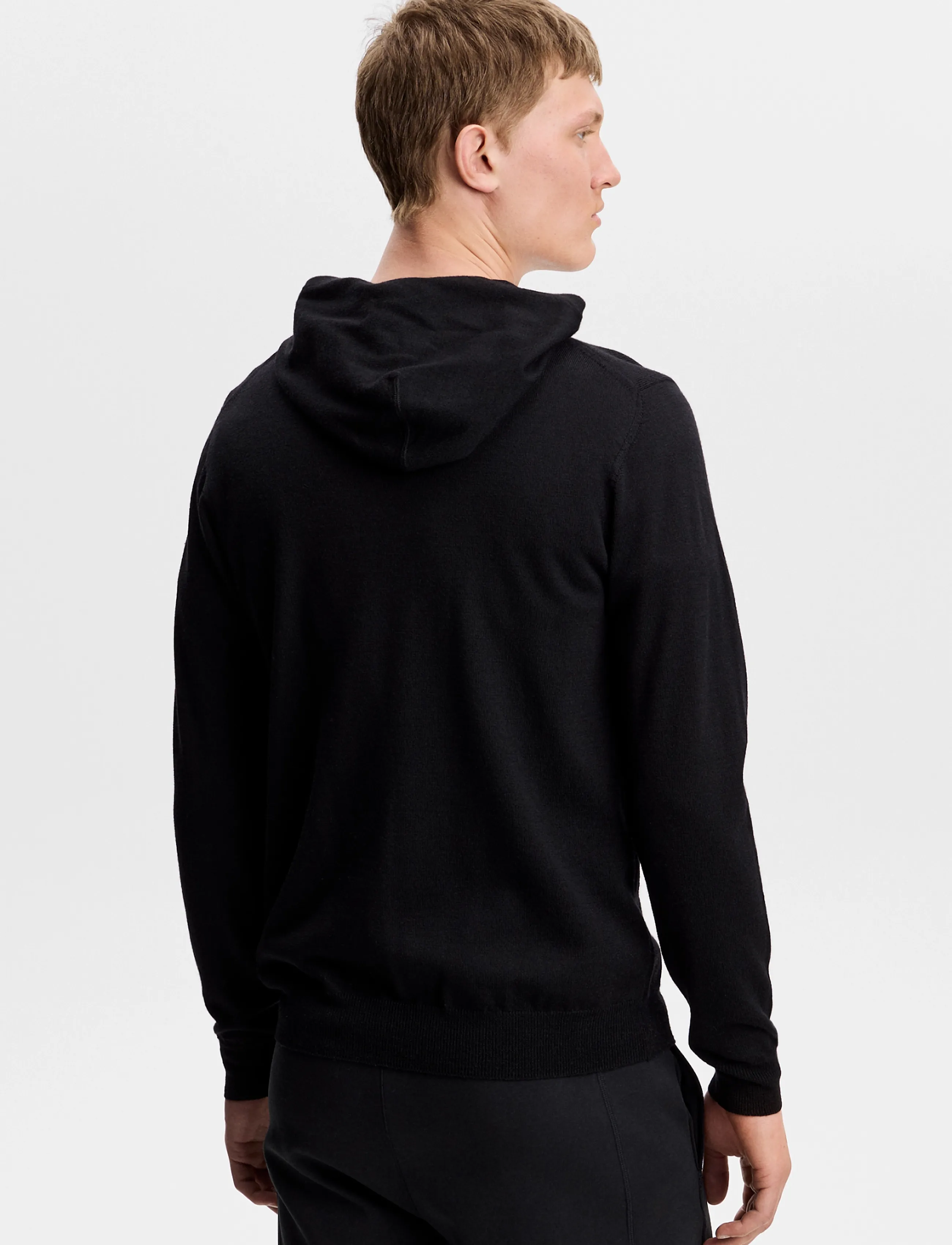 J. Lindeberg - Karl Merino Hoodie - hættetrøjer - black - 2