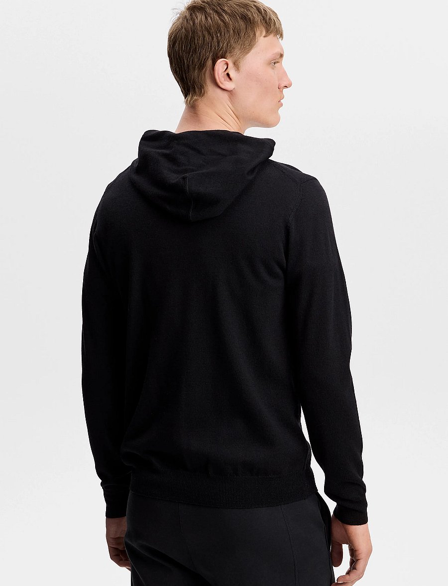 J. Lindeberg - Karl Merino Hoodie - hættetrøjer - black - 2
