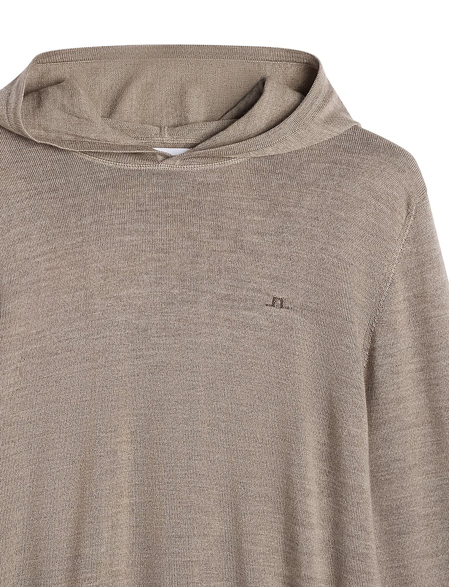 J. Lindeberg - Karl Merino Hoodie - hættetrøjer - brindle melange - 5