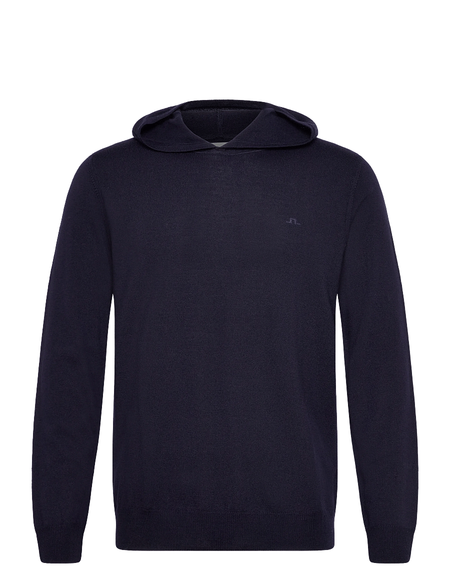 J. Lindeberg - Karl Merino Hoodie - hættetrøjer - jl navy - 1