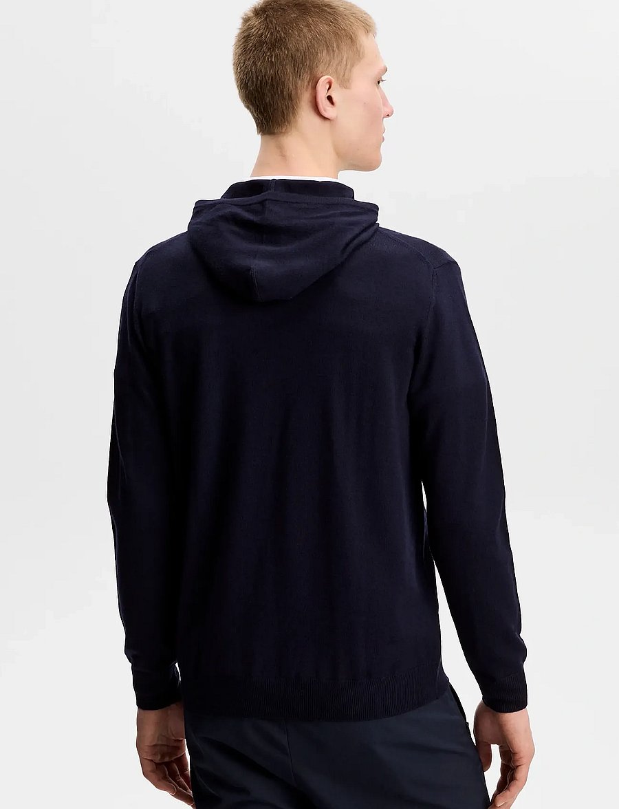J. Lindeberg - Karl Merino Hoodie - hættetrøjer - jl navy - 3