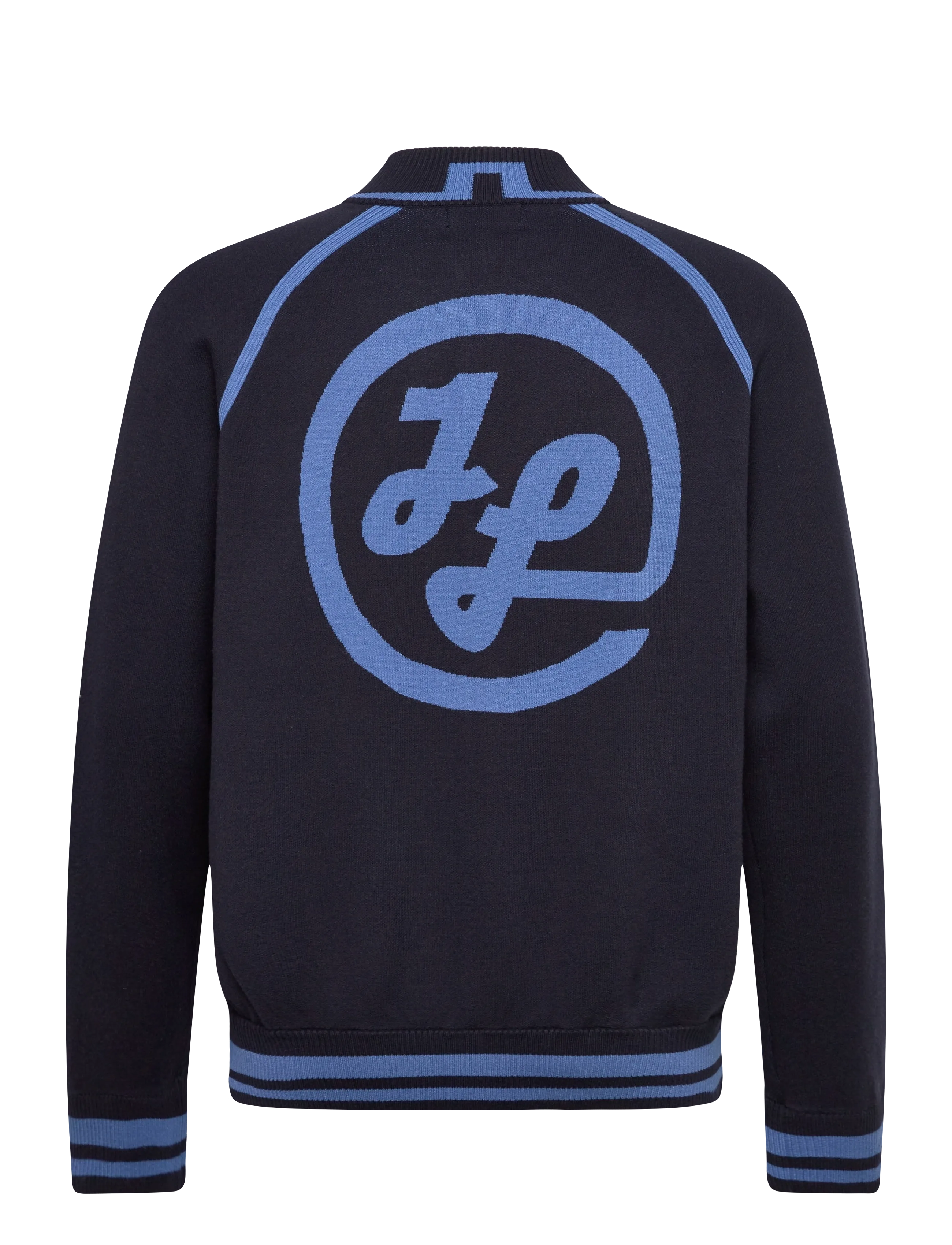 J. Lindeberg - Stanley Jacquard Knit Bomber - bomber jakke - jl navy - 2