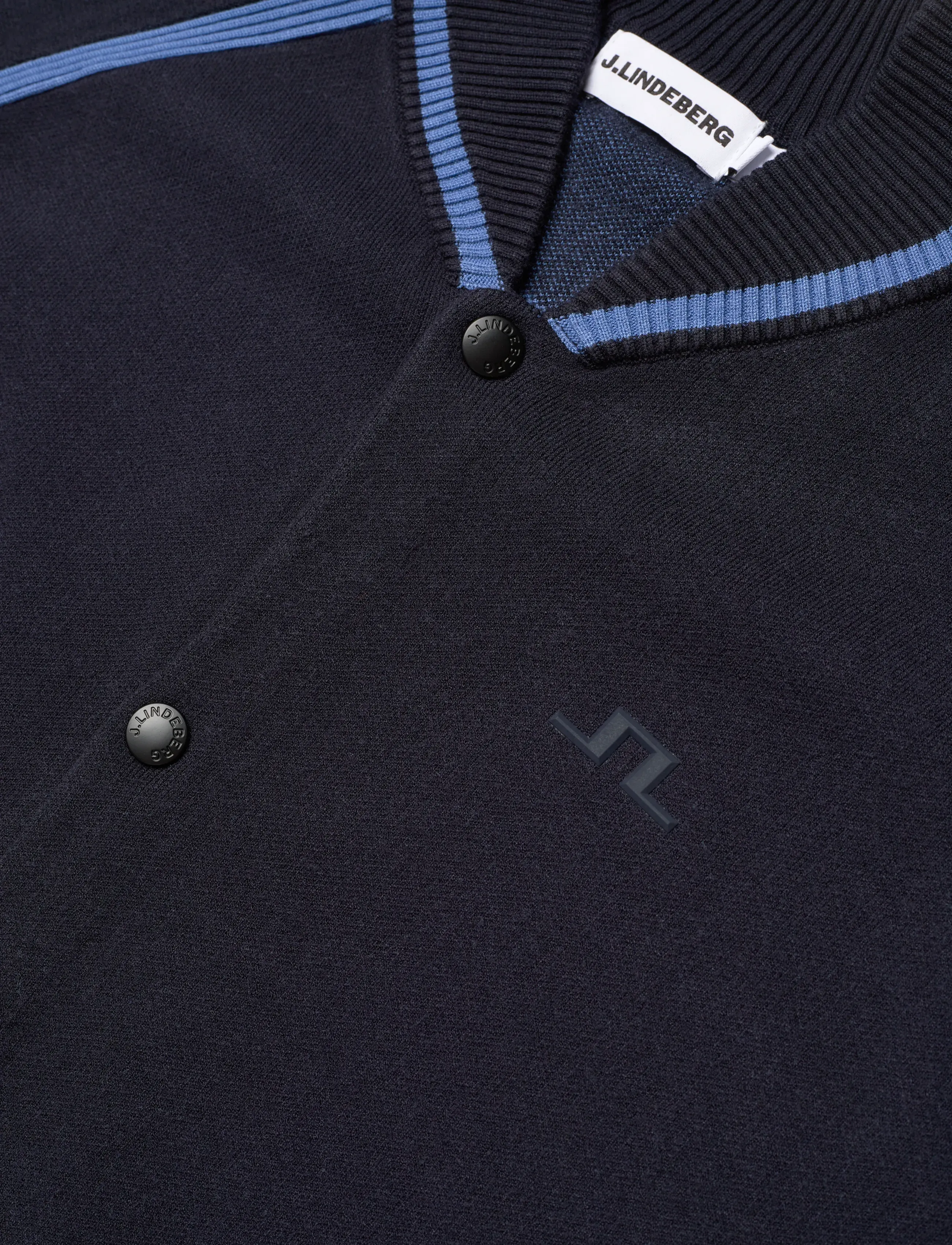 J. Lindeberg - Stanley Jacquard Knit Bomber - bomber jakke - jl navy - 5