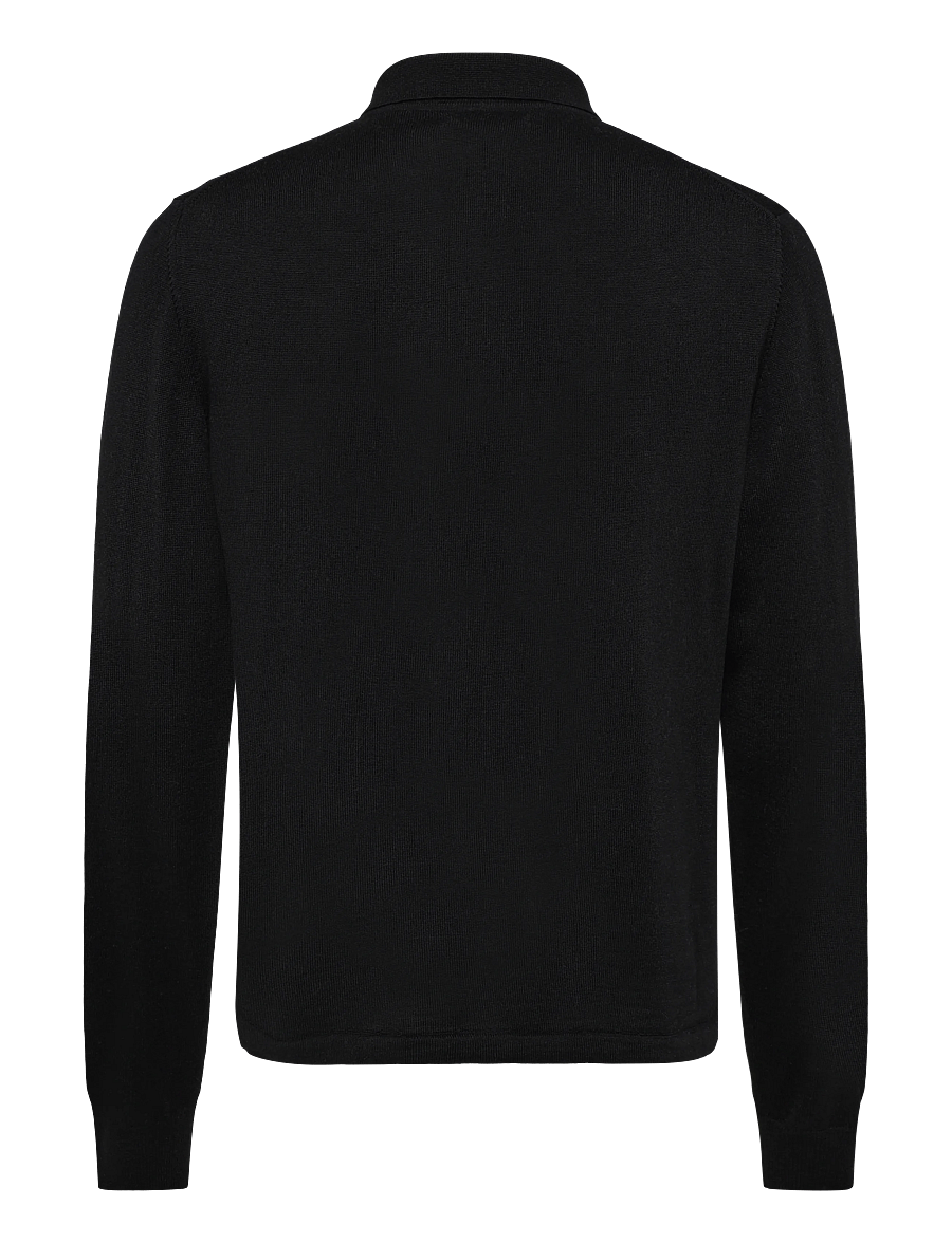 J. Lindeberg - Kaleb Merino Cardigan - cardigans - black - 2