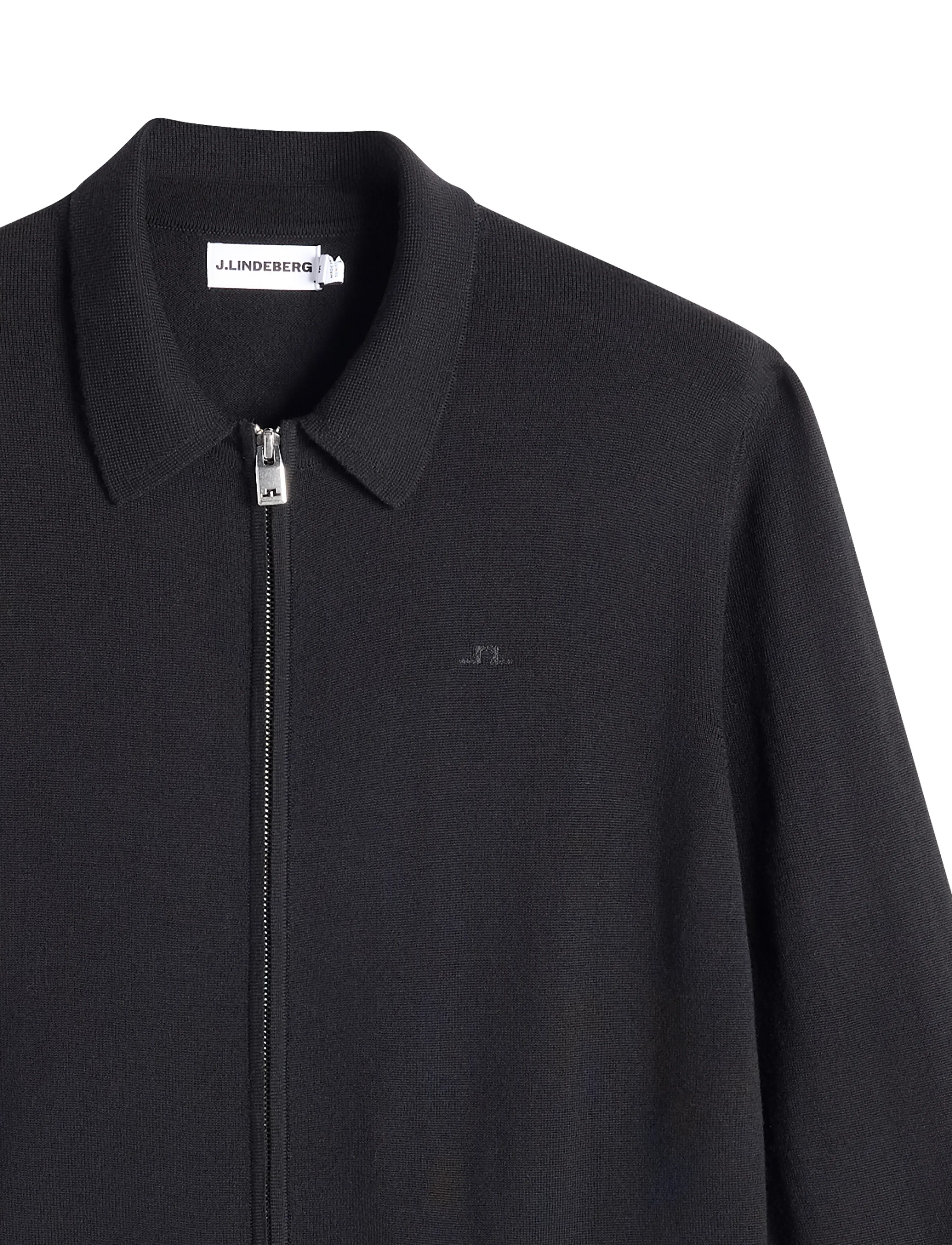 J. Lindeberg - Kaleb Merino Cardigan - cardigans - black - 5