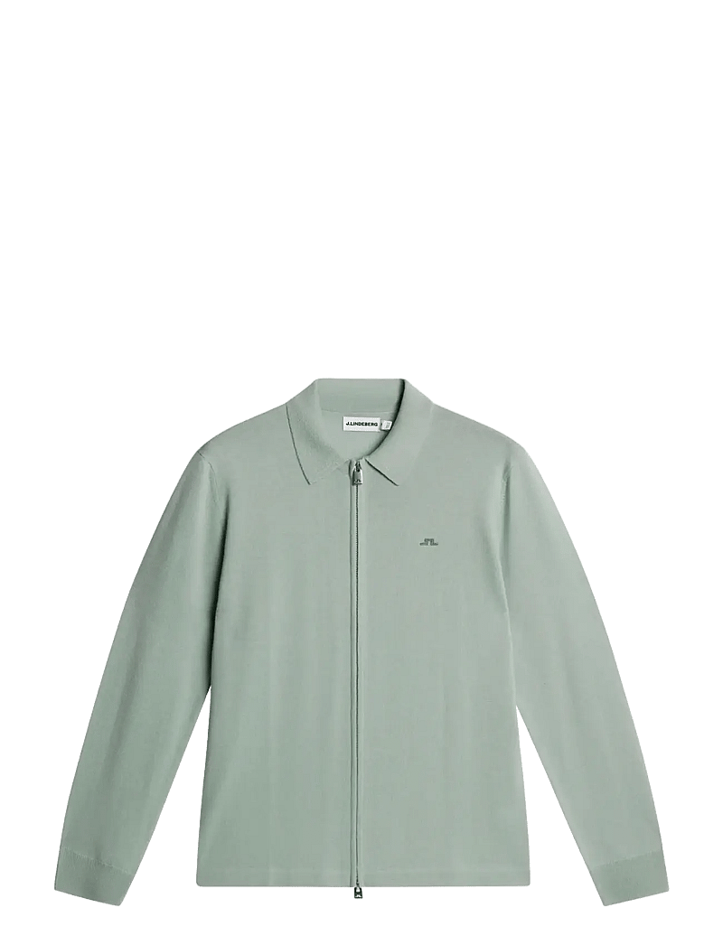 J. Lindeberg - Kaleb Merino Cardigan - cardigans - jadeite - 1