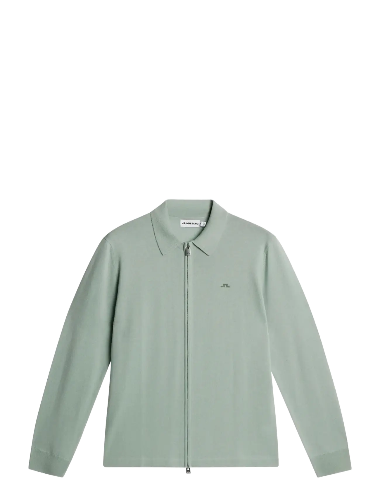 J. Lindeberg Kaleb Merino Cardigan - Cardigans - JADEITE / green