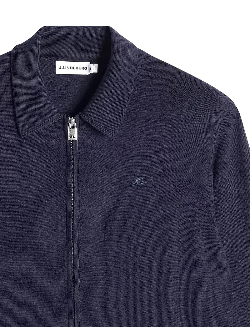 J. Lindeberg - Kaleb Merino Cardigan - cardigans - jl navy - 4