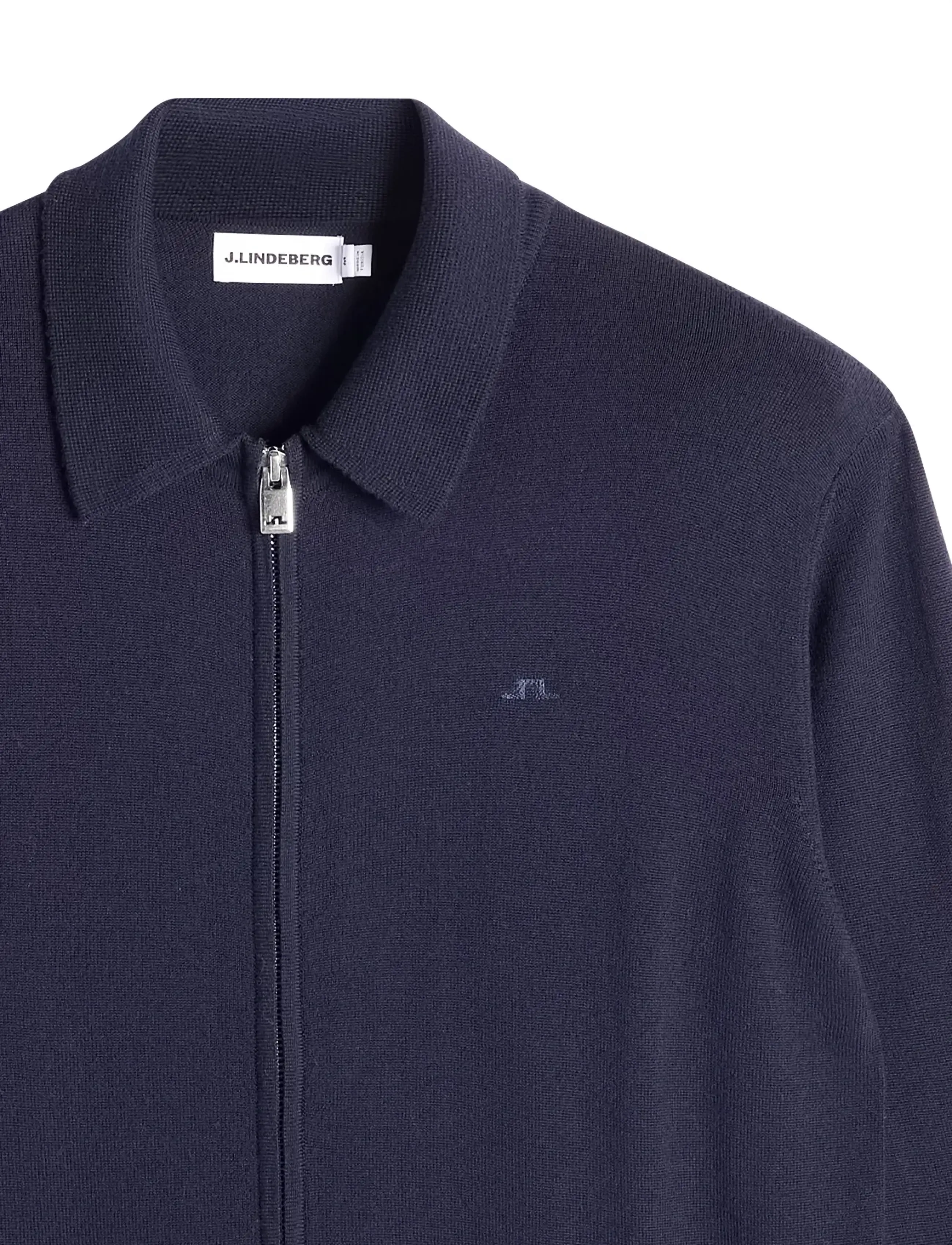 J. Lindeberg - Kaleb Merino Cardigan - koftor - jl navy - 4