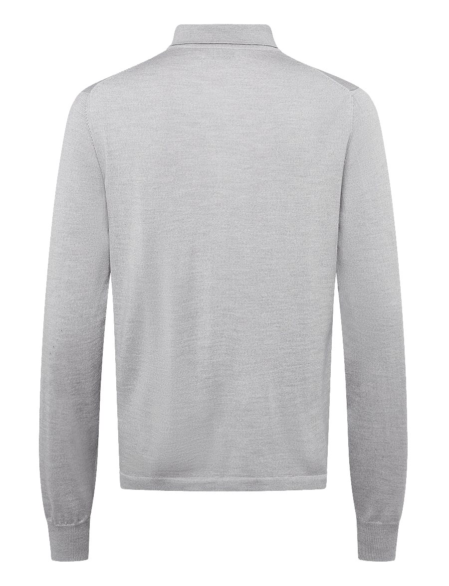 J. Lindeberg - Kaleb Merino Cardigan - cardigans - light grey melange - 2