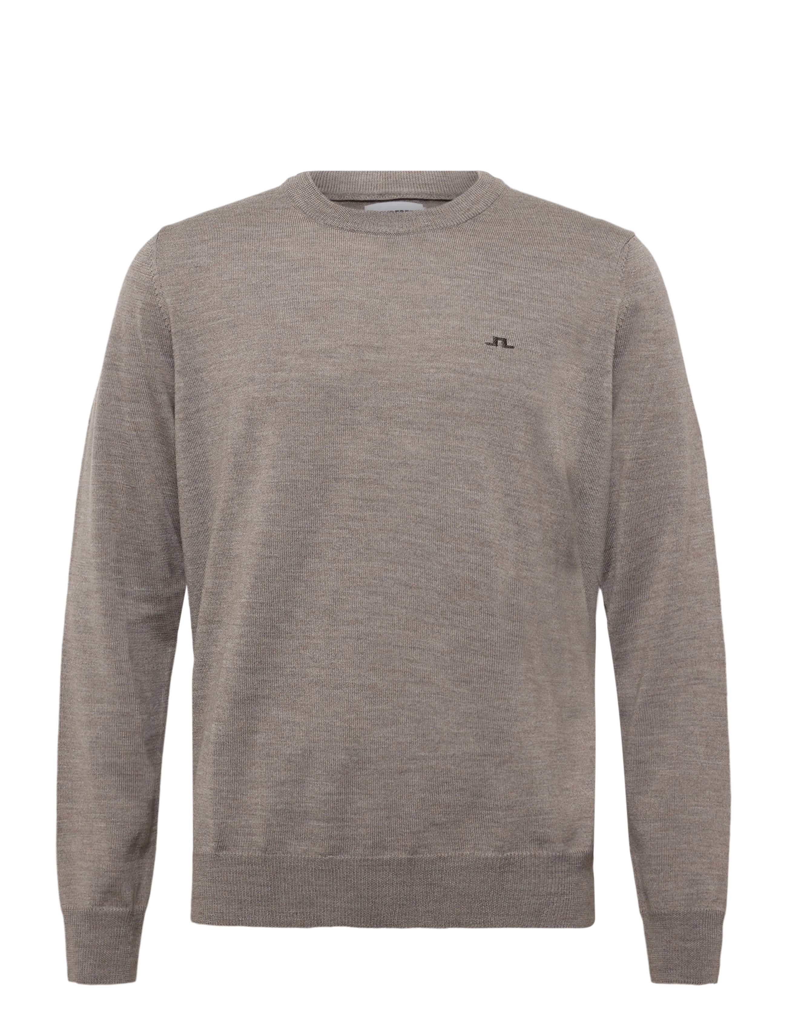 J. Lindeberg Keane Merino Crew Neck - Vis alt - BRINDLE MELANGE / beige