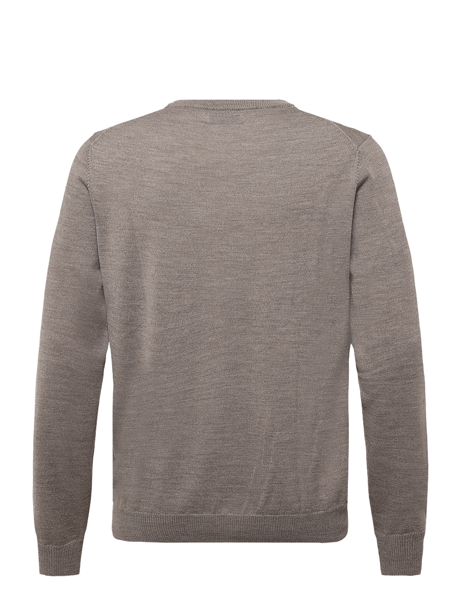 J. Lindeberg - Keane Merino Crew Neck - megztiniai su apvalia apykakle - brindle melange - 2