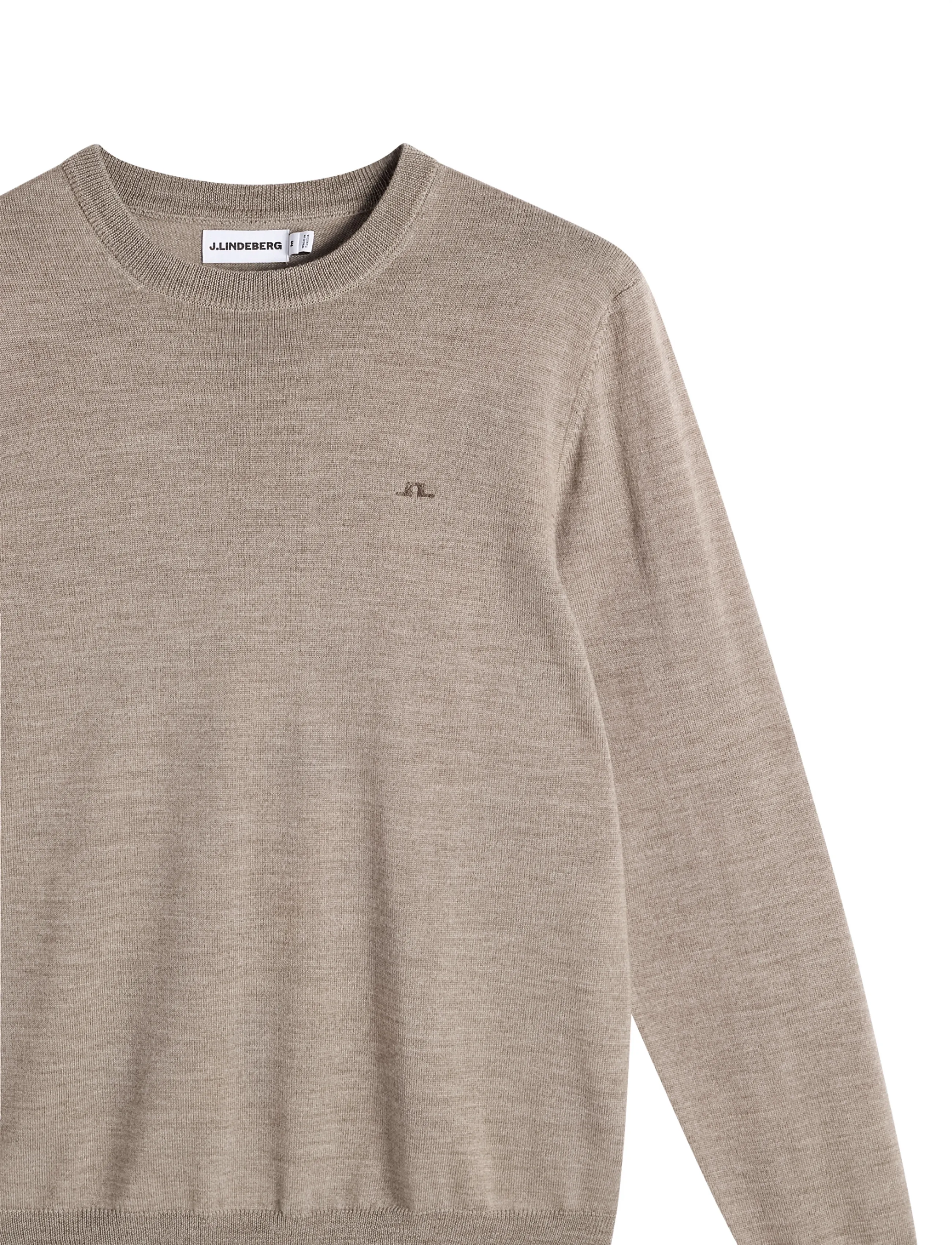 J. Lindeberg - Keane Merino Crew Neck - rundhalsad - brindle melange - 5