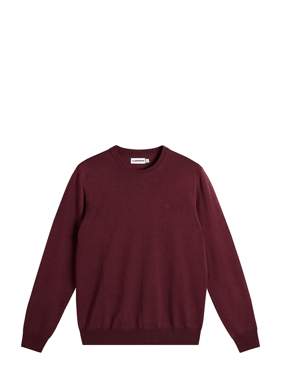 J. Lindeberg - Keane Merino Crew Neck - round necks - winetasting - 1