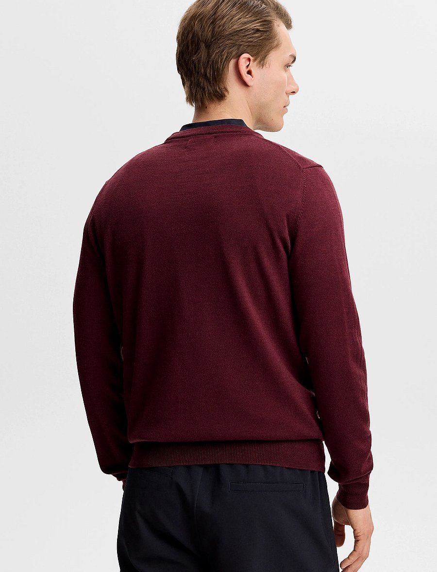 J. Lindeberg - Keane Merino Crew Neck - round necks - winetasting - 2