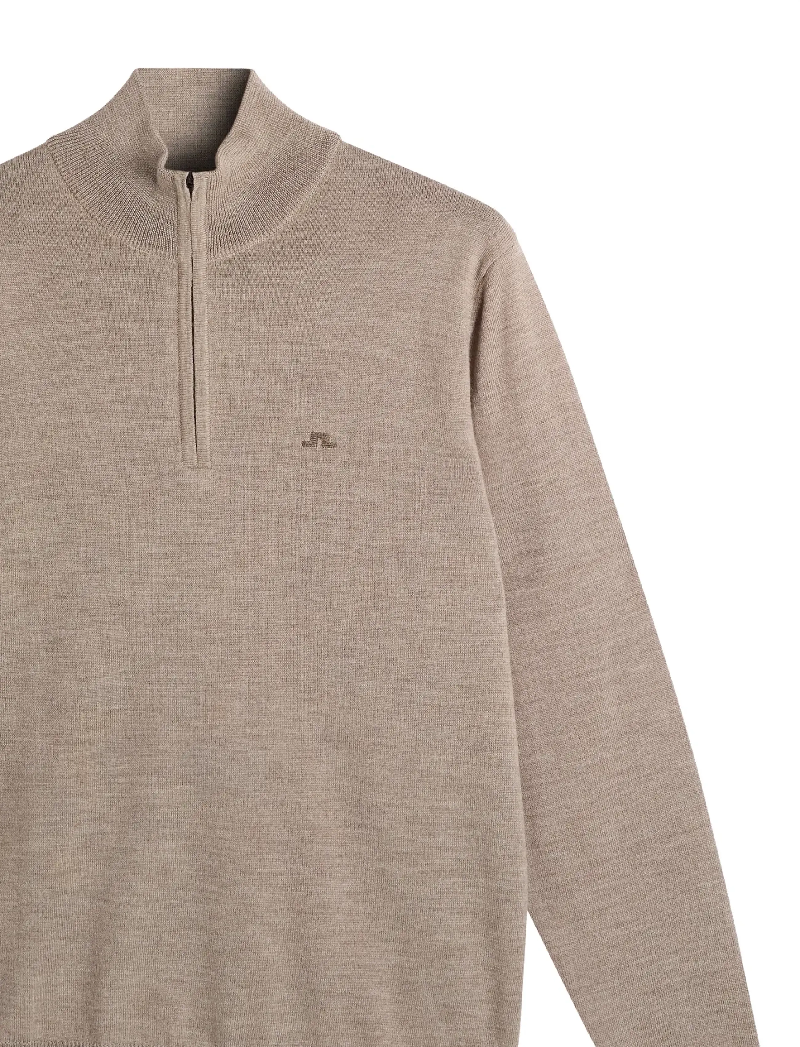 J. Lindeberg - Kiyan Quarter Zip Sweater - half zip-tröjor - brindle melange - 5