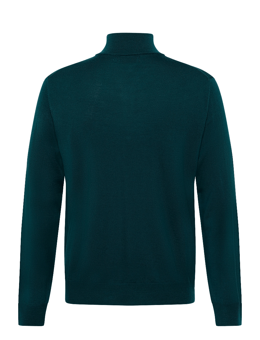 J. Lindeberg - Kiyan Quarter Zip Sweater - pullover mit halbem reißverschluss - forest biome - 2