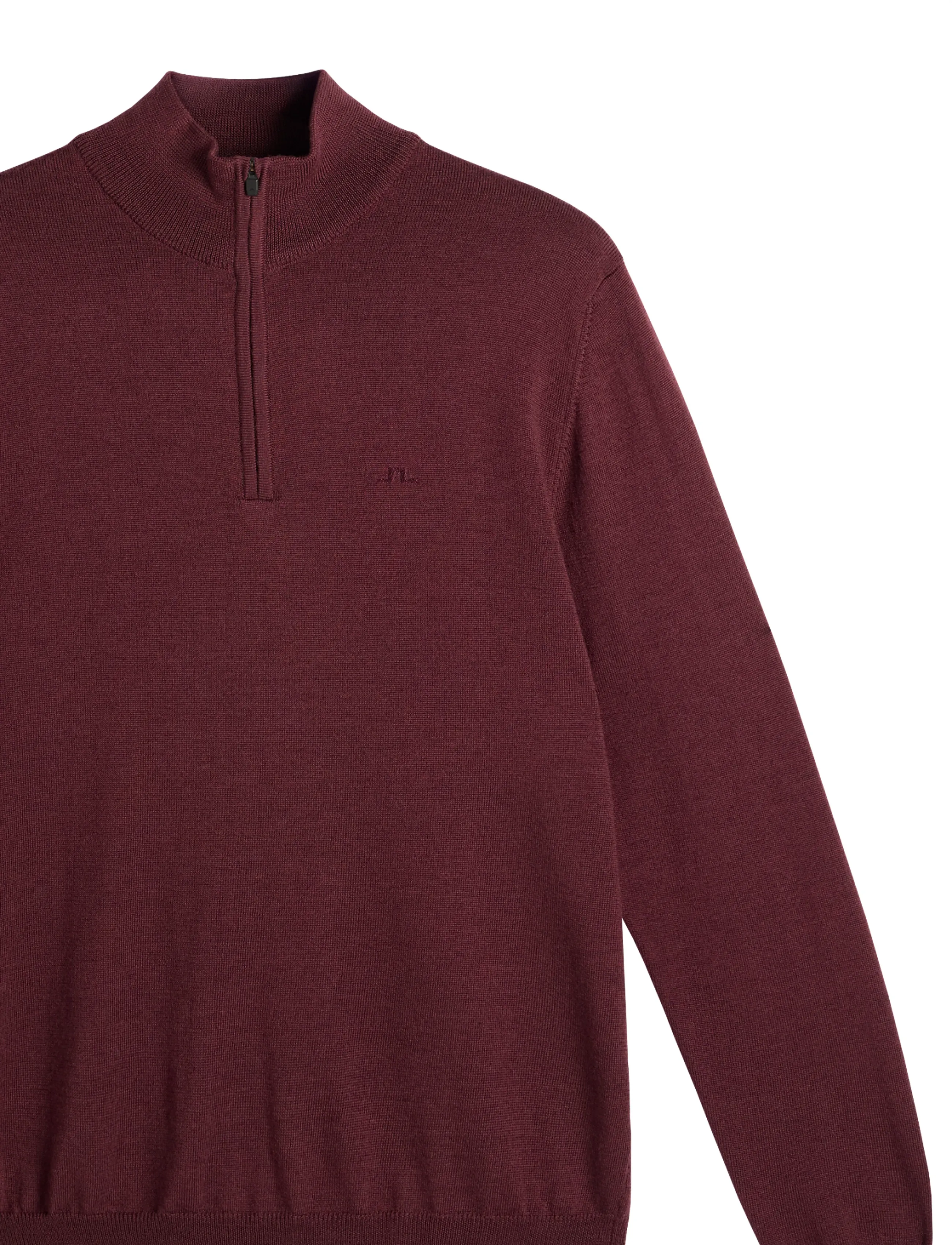 J. Lindeberg - Kiyan Quarter Zip Sweater - poolpika lukuga džemprid - winetasting - 5