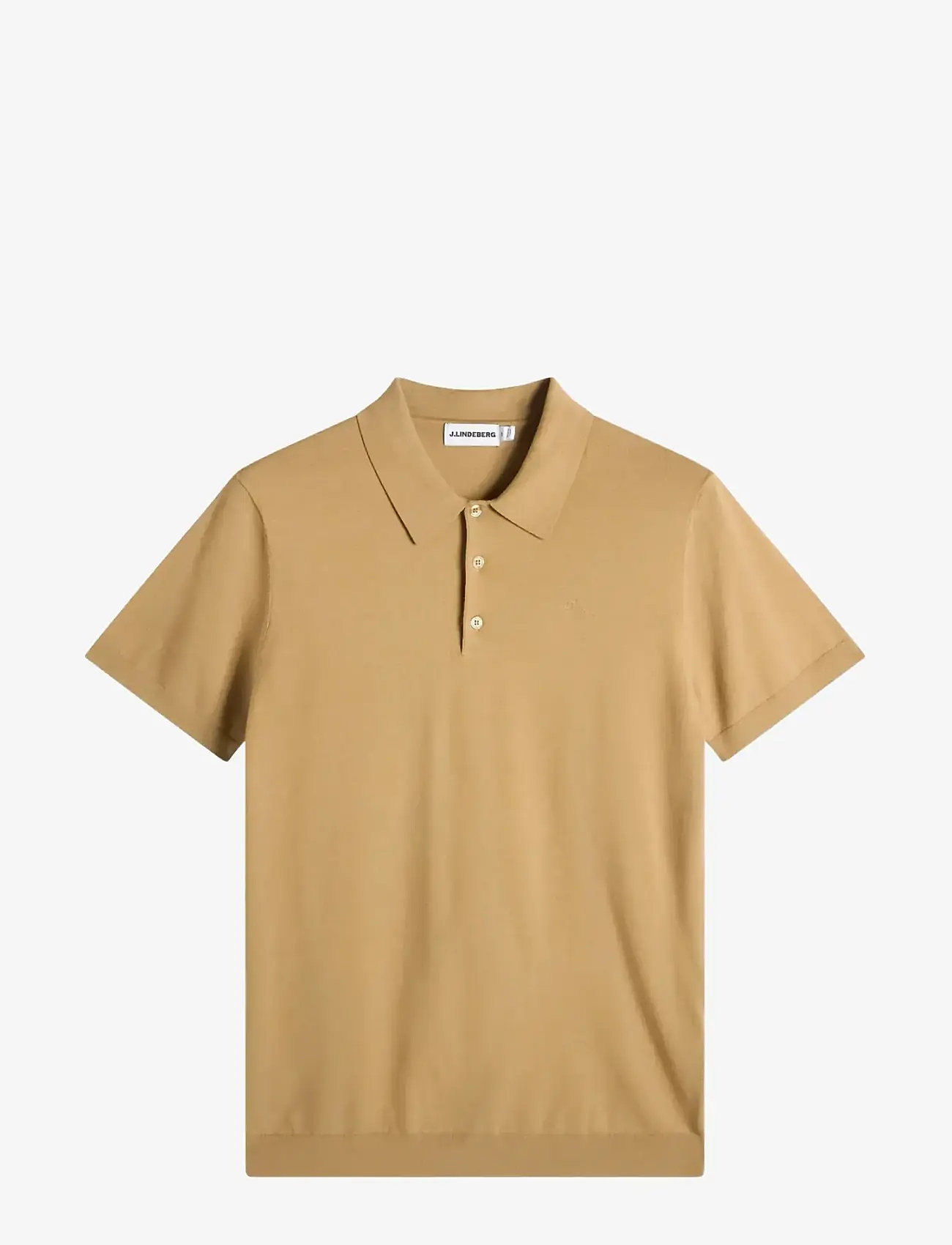 J. Lindeberg - Ridge Knitted Polo - kootud polosärgid - kelp - 1