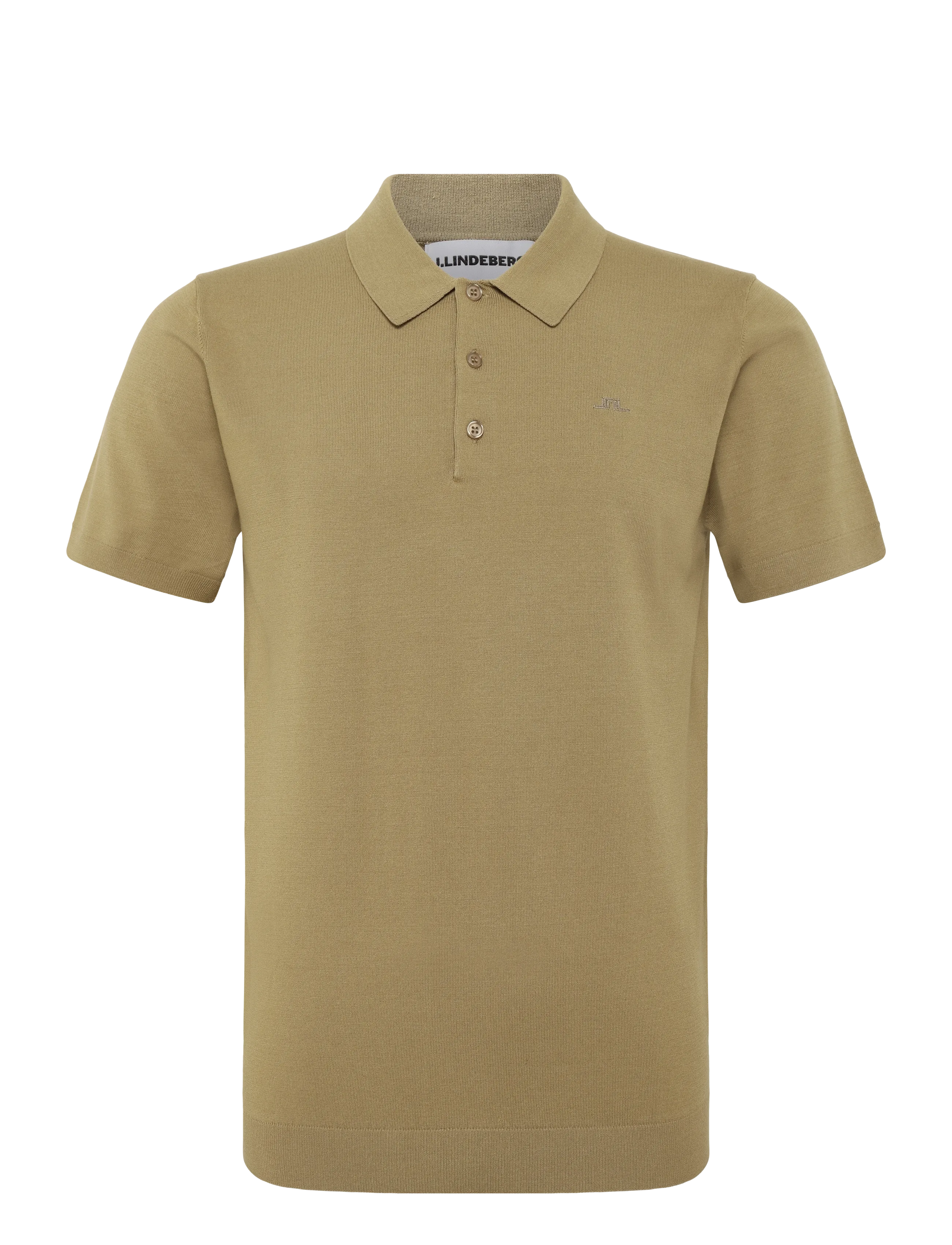 J. Lindeberg Ridge Knitted Polo - Megztiniai - KELP / beige