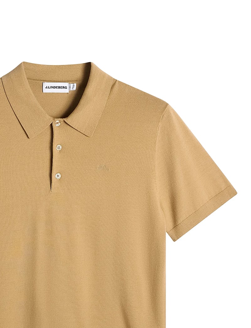 J. Lindeberg - Ridge Knitted Polo - kootud polosärgid - kelp - 5