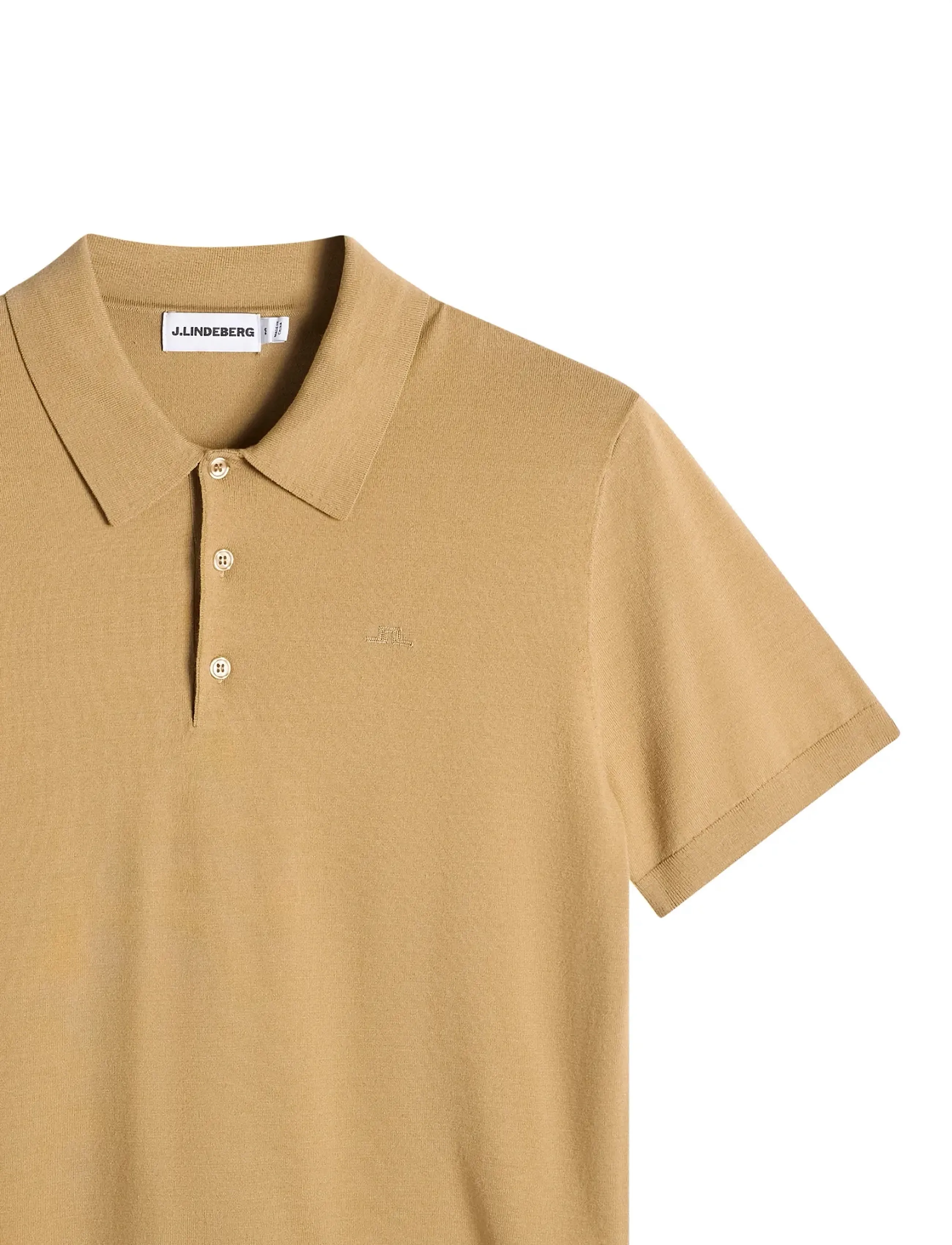 J. Lindeberg - Ridge Knitted Polo - prjónaðir pólóbolir - kelp - 5