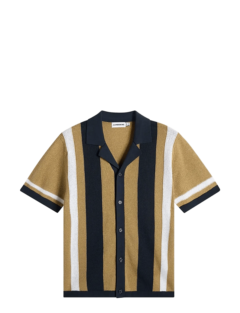 J. Lindeberg - Remus Resort Collar Knit Polo - polostrik - kelp - 1