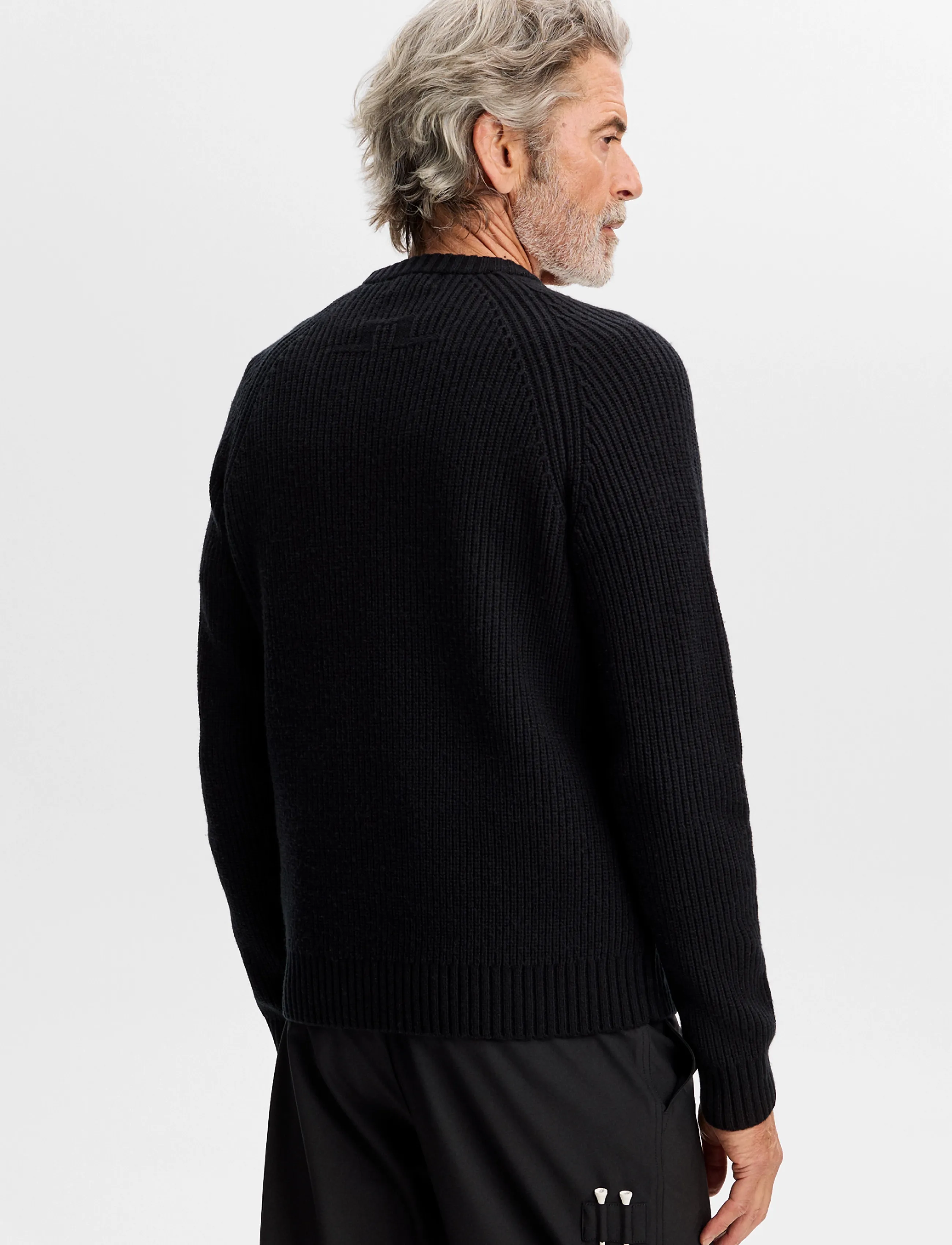 J. Lindeberg - Hallow Knitted Crew Neck - black - 2