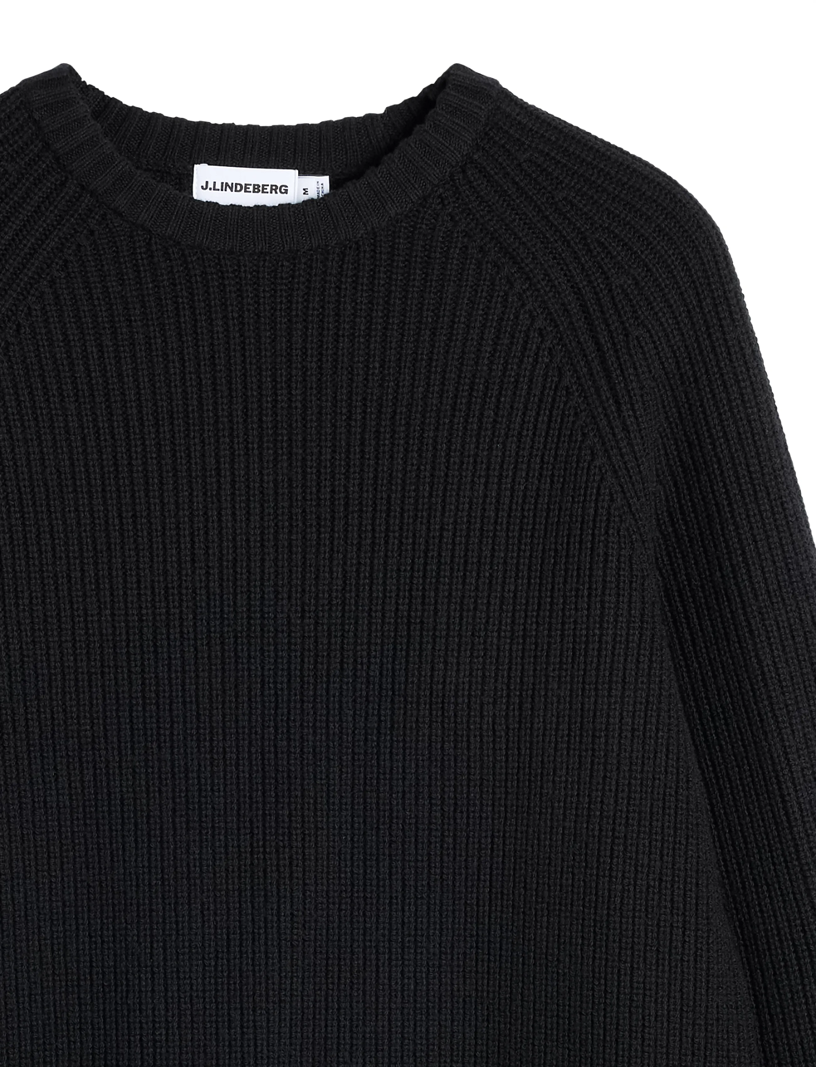 J. Lindeberg - Hallow Knitted Crew Neck - black - 5