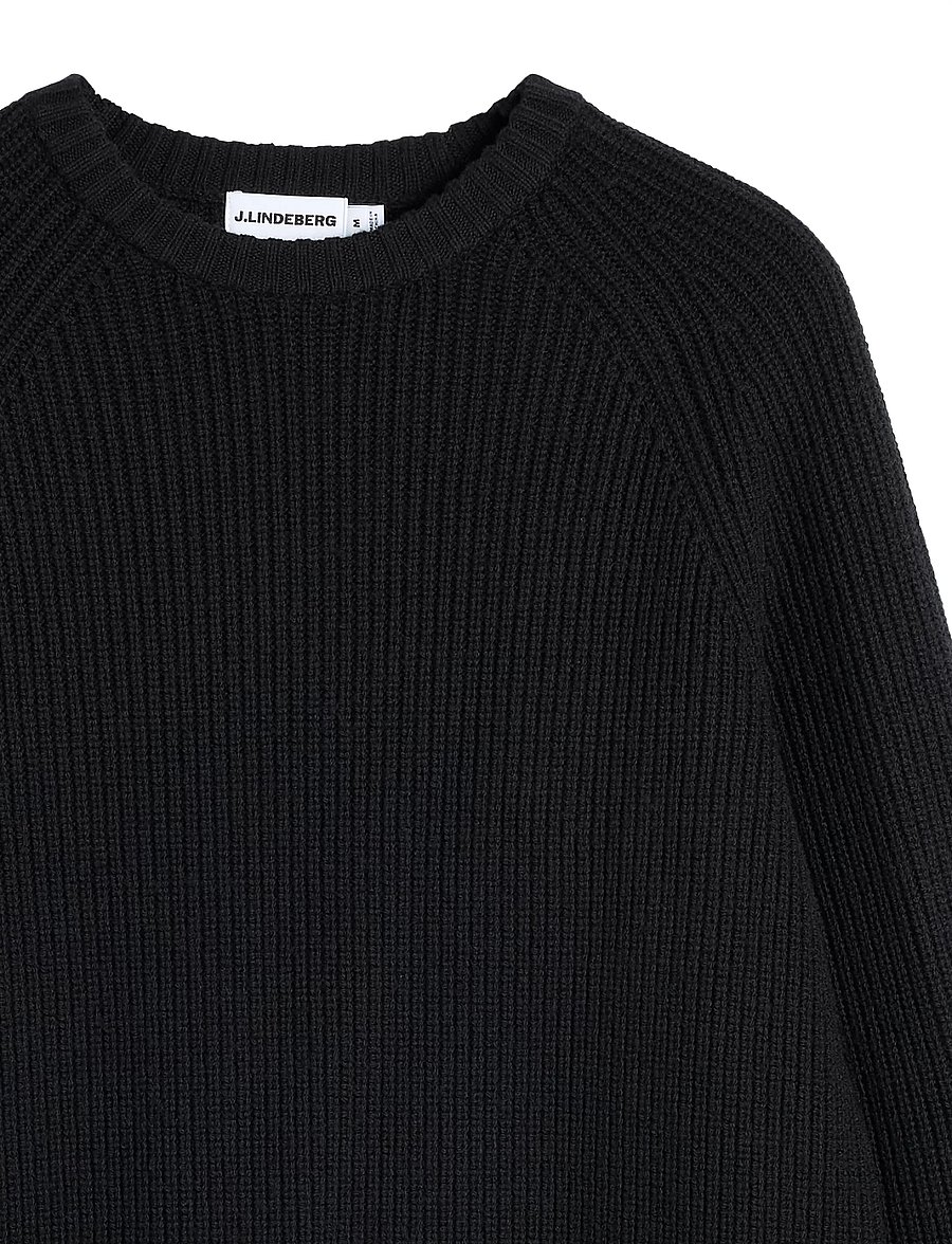 J. Lindeberg - Hallow Knitted Crew Neck - black - 5