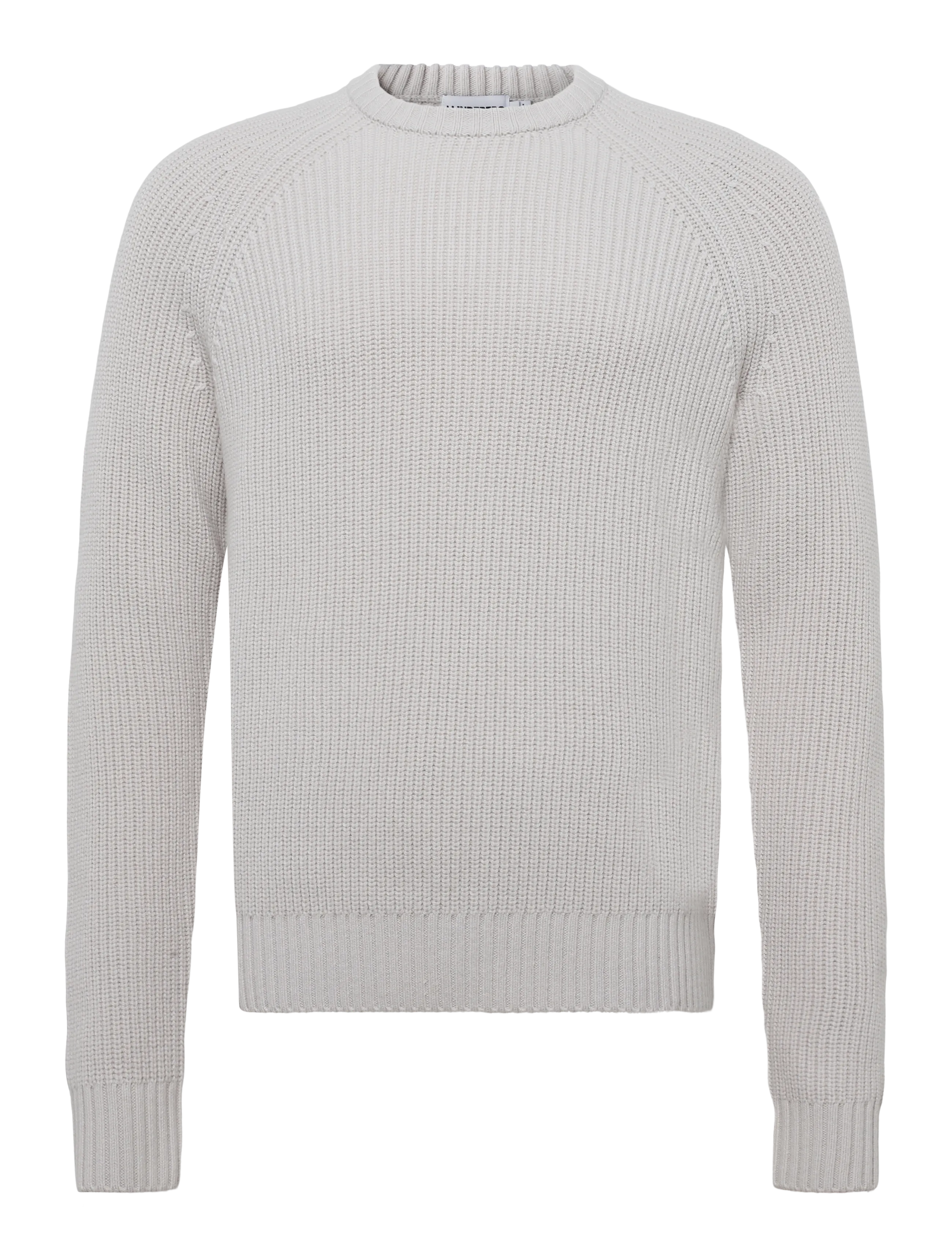 J. Lindeberg Hallow Knitted Crew Neck - Strickmode - MOONBEAM / cream